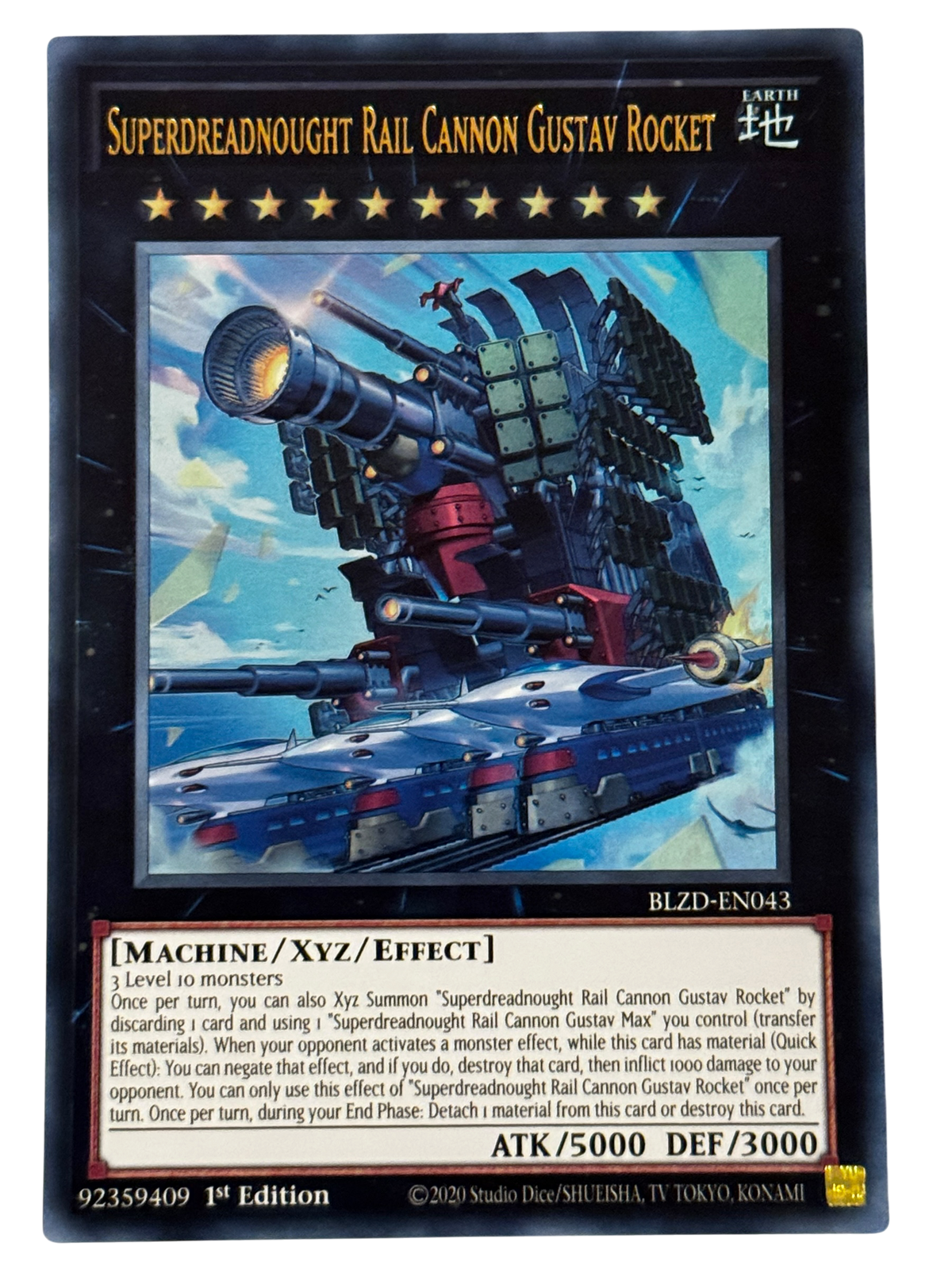 Superdreadnaught Rail Cannon Gustav Rocket BLZD-EN043