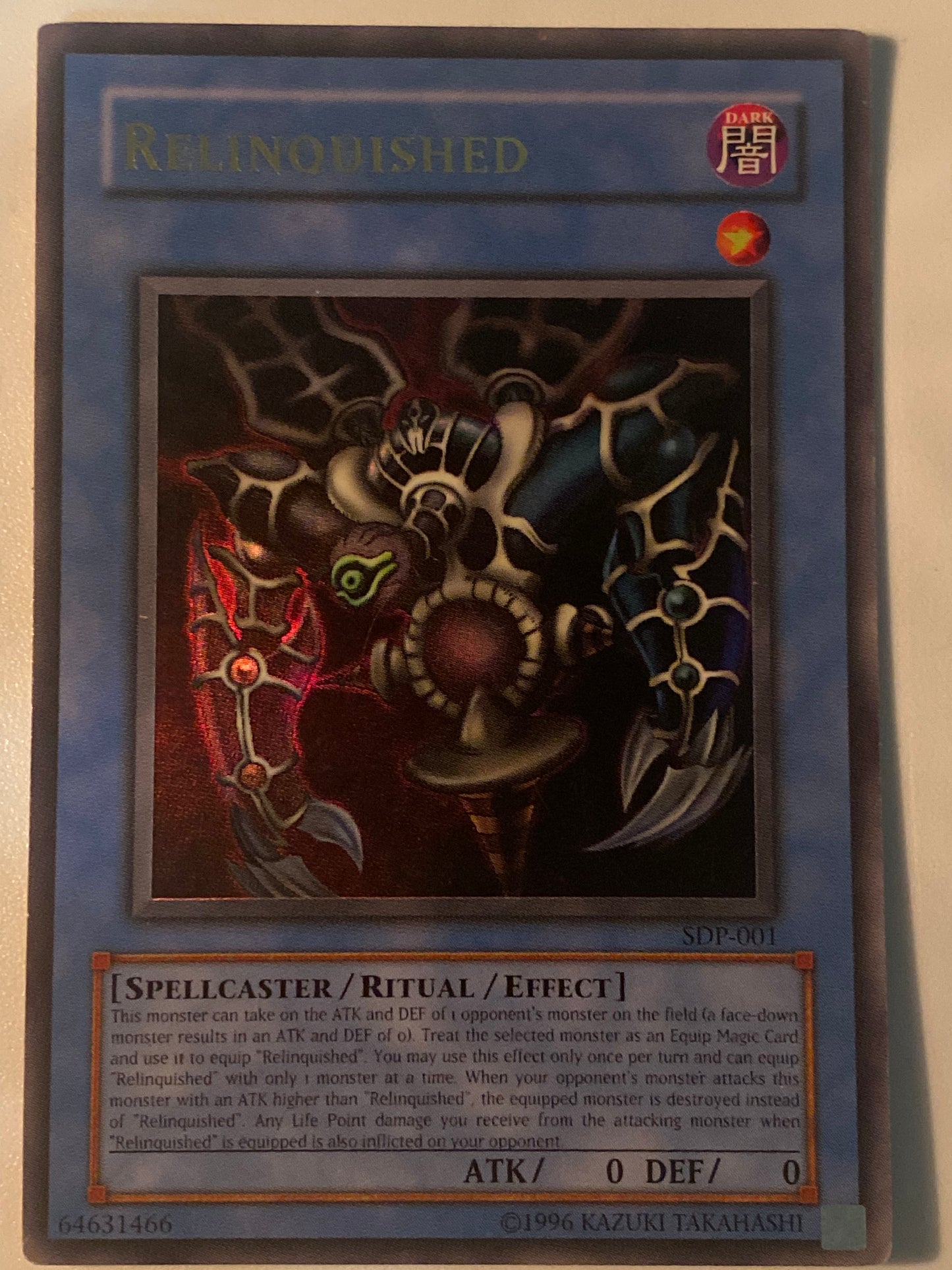 Relinquished SDP-001