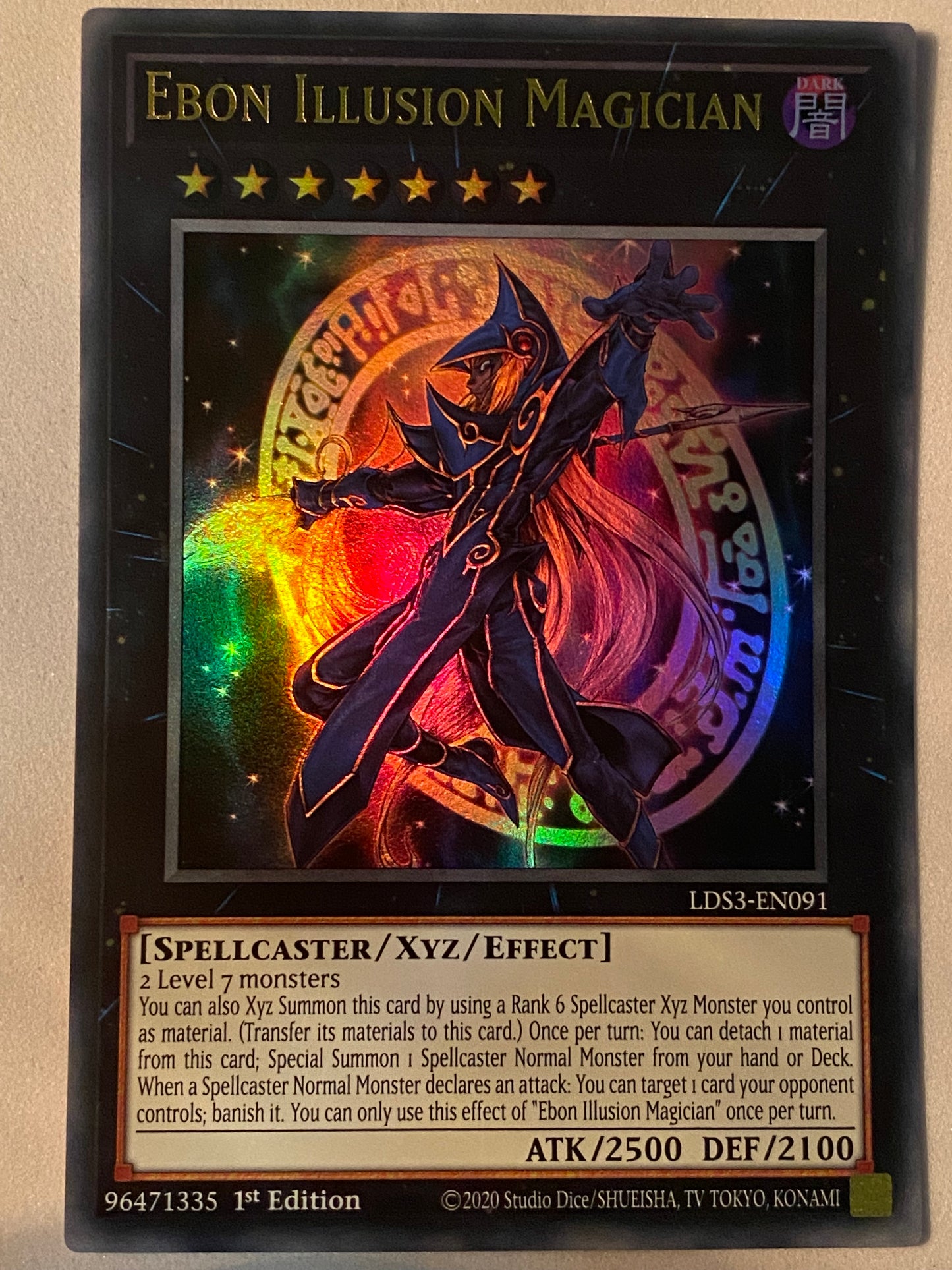 Ebon Illusion Magician LDS3-EN091