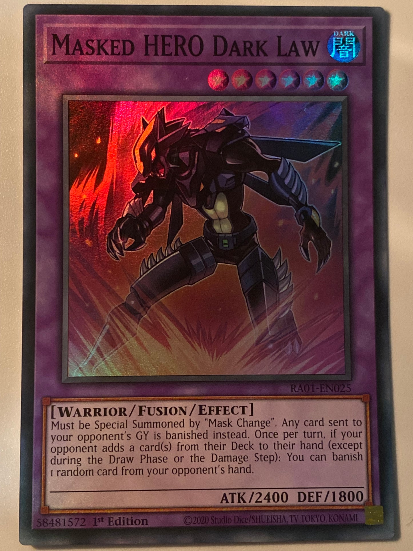 Masked HERO Dark Law RA01-EN025