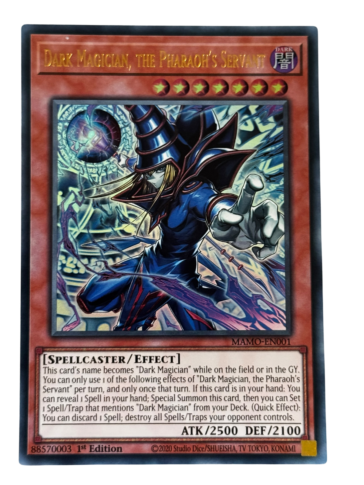 Dark Magician, The Pharaoh’s Servant MAMO-EN001