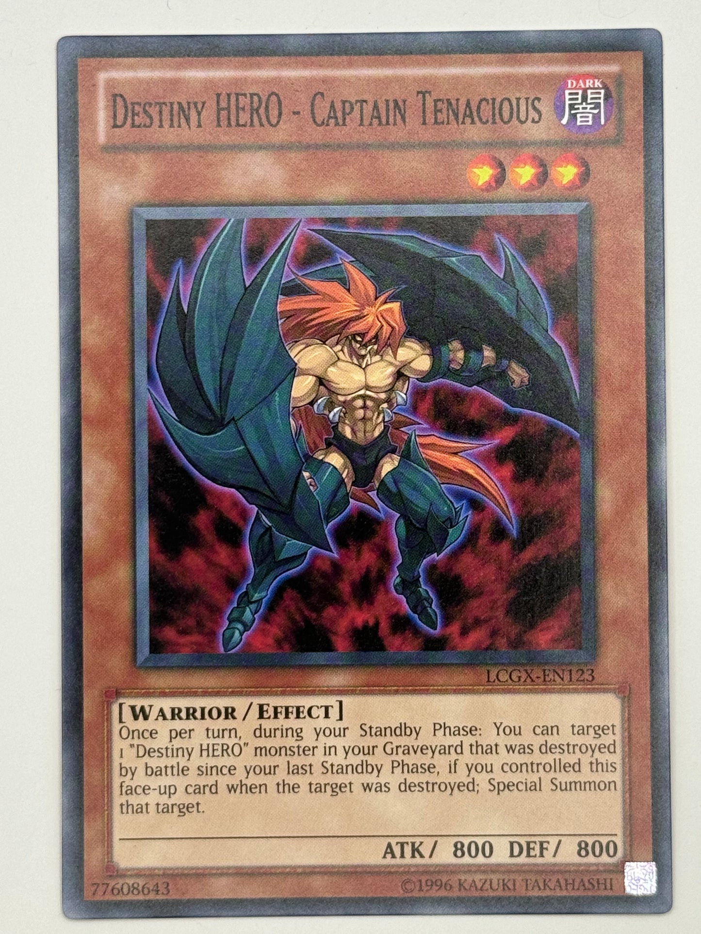 Destiny HERO - Captain Tenacious LCGX-EN123