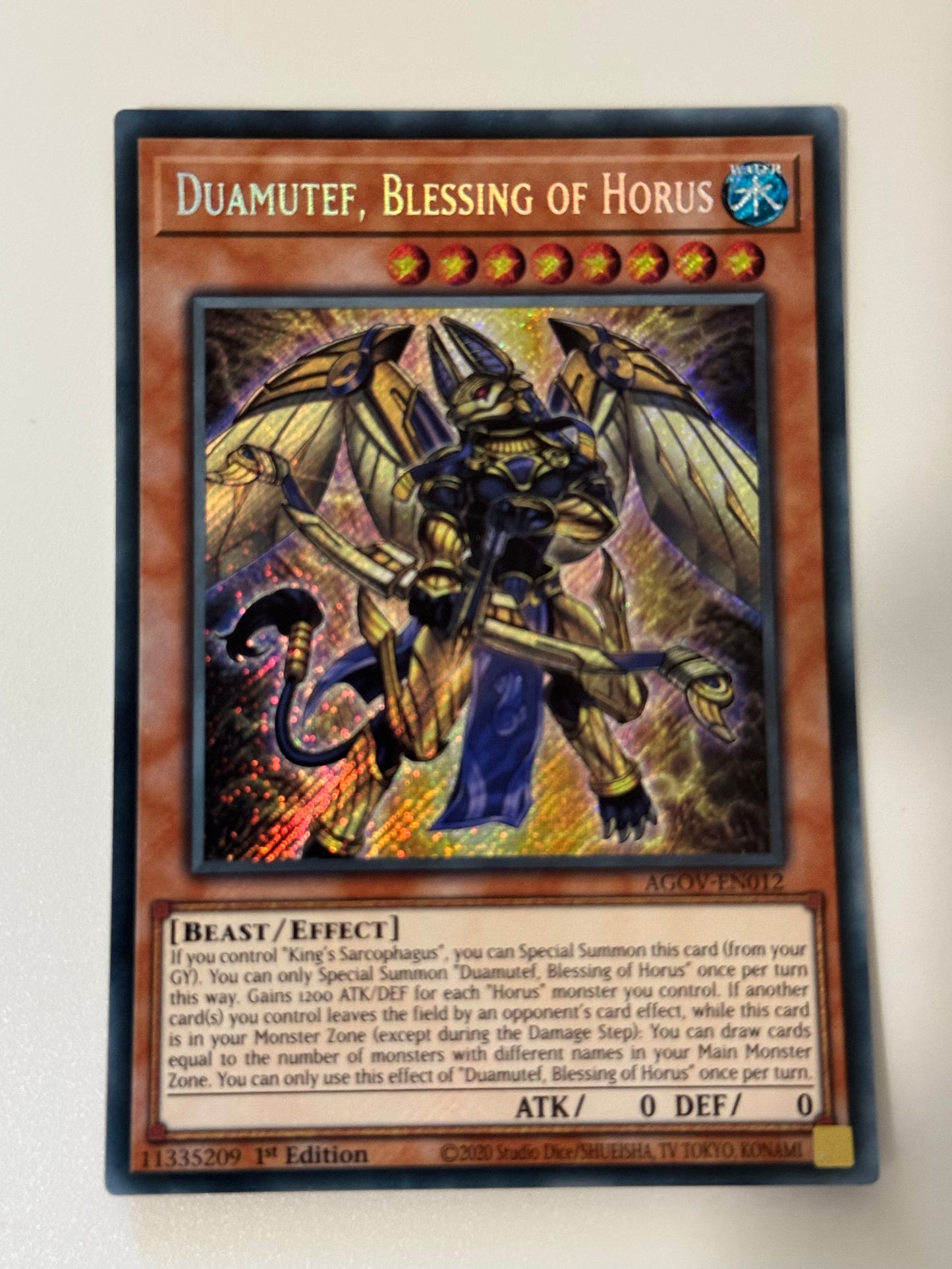 Duamutef, Blessing Of Horus AGOV-EN012
