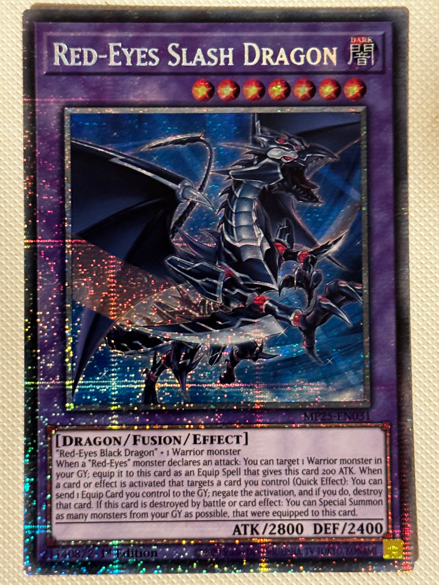 Red-Eyes Slash Dragon MP25-EN031
