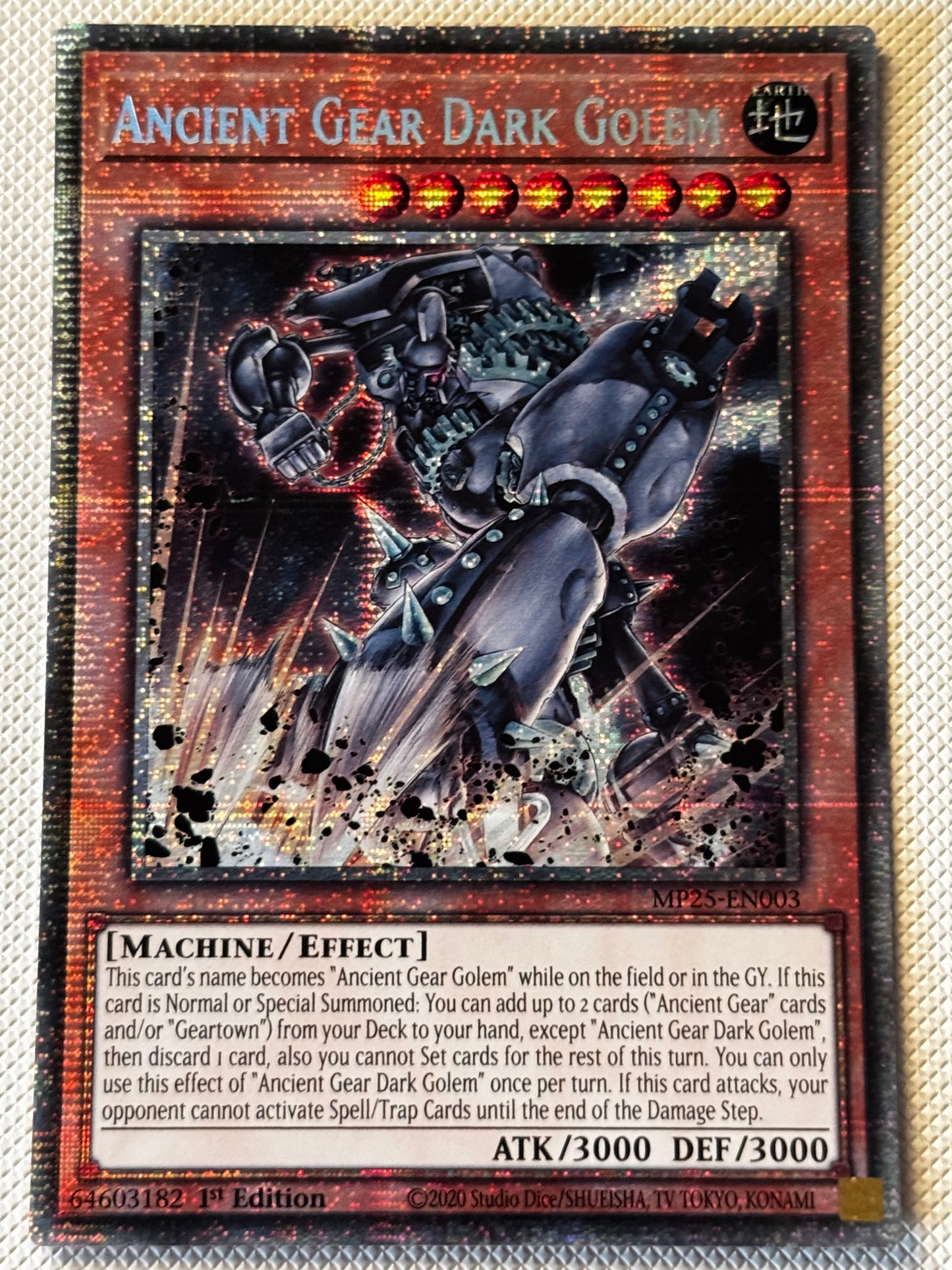 Ancient Gear Dark Golem MP25-EN003
