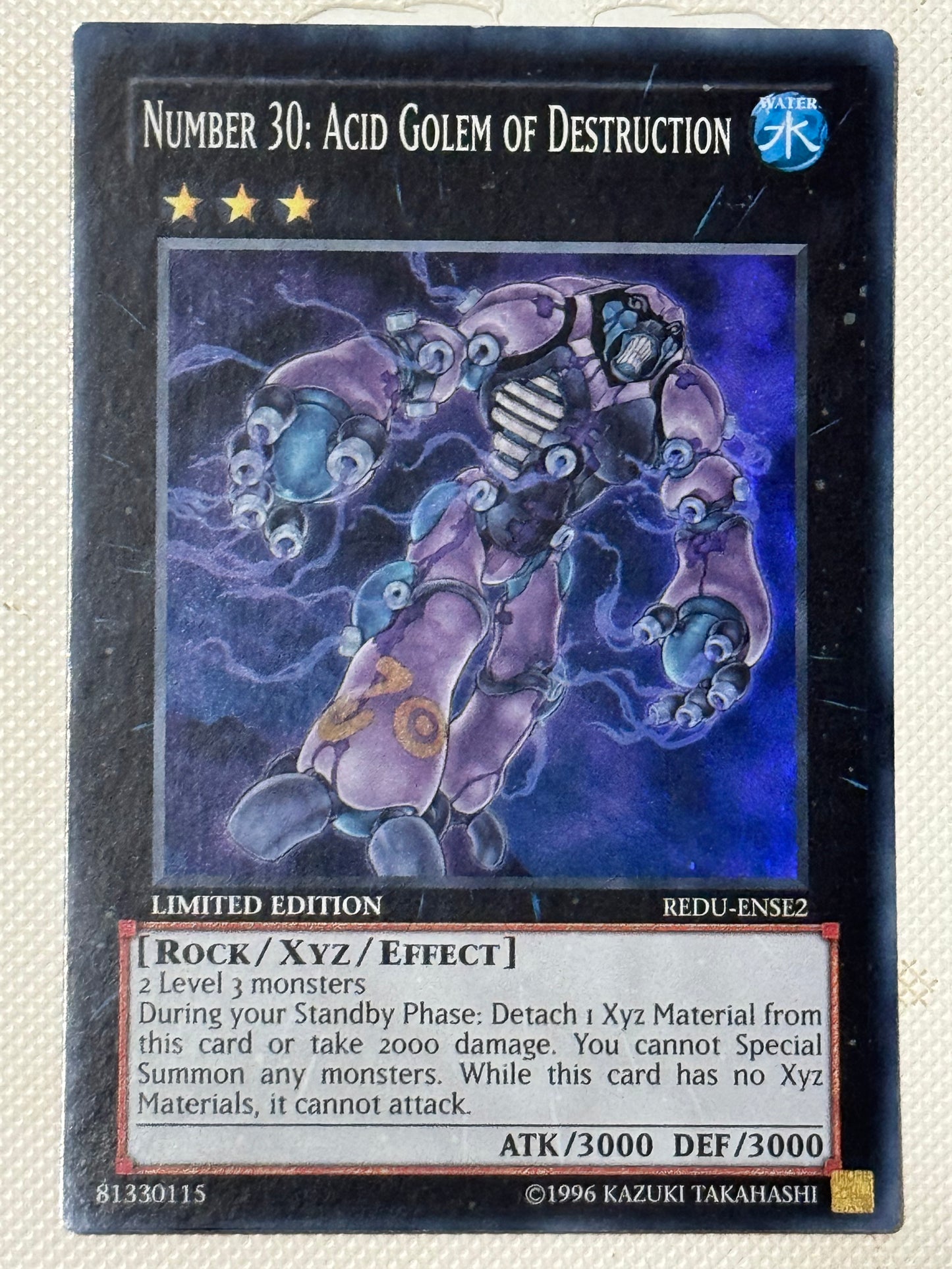 Number 30: Acid Golem Of Destruction REDU-ENSE2
