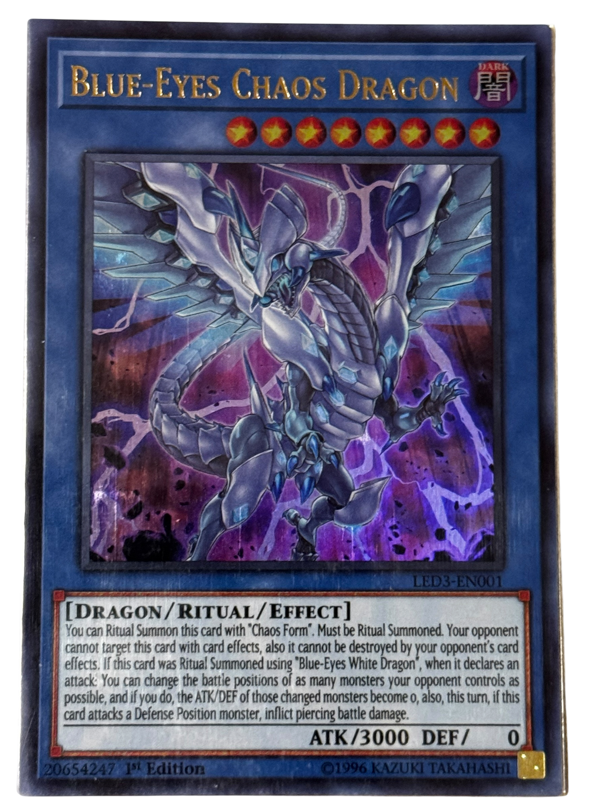 Blue-Eyes Chaos Dragon LED3-EN001
