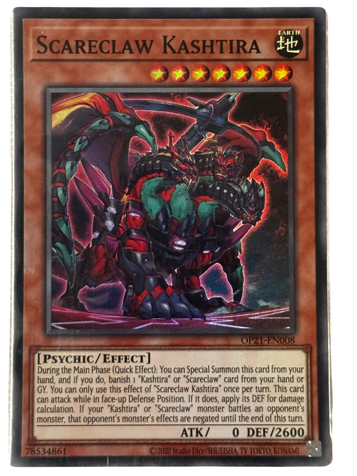 Scareclaw Kashtira OP21-EN008