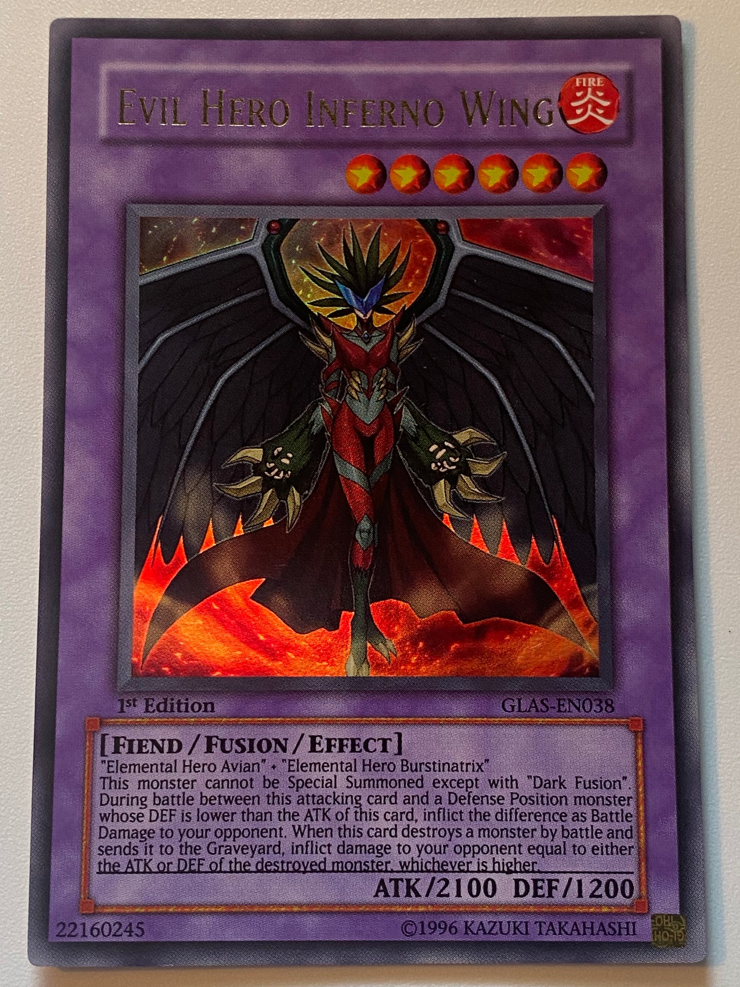 Evil HERO Inferno Wing GLAS-EN038