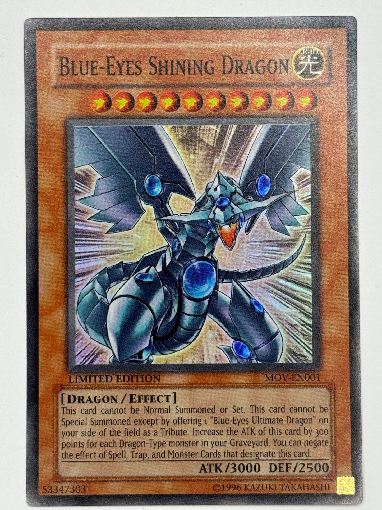 Blue-Eyes Shining Dragon MOV-EN001