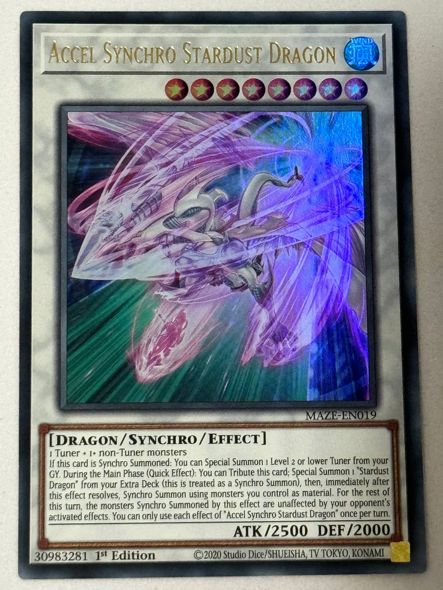 Accel Synchro Stardust Dragon MAZE-EN019