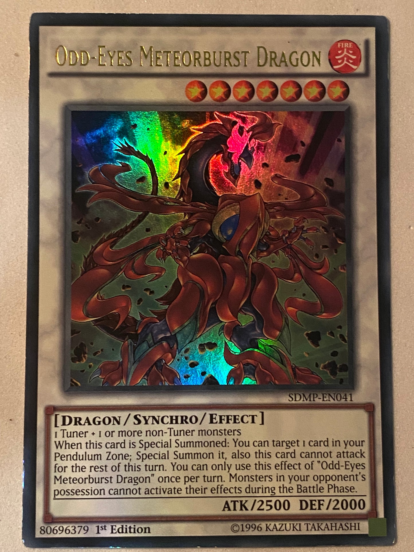 Odd-Eyes Meteorburst Dragon SDMP-EN041