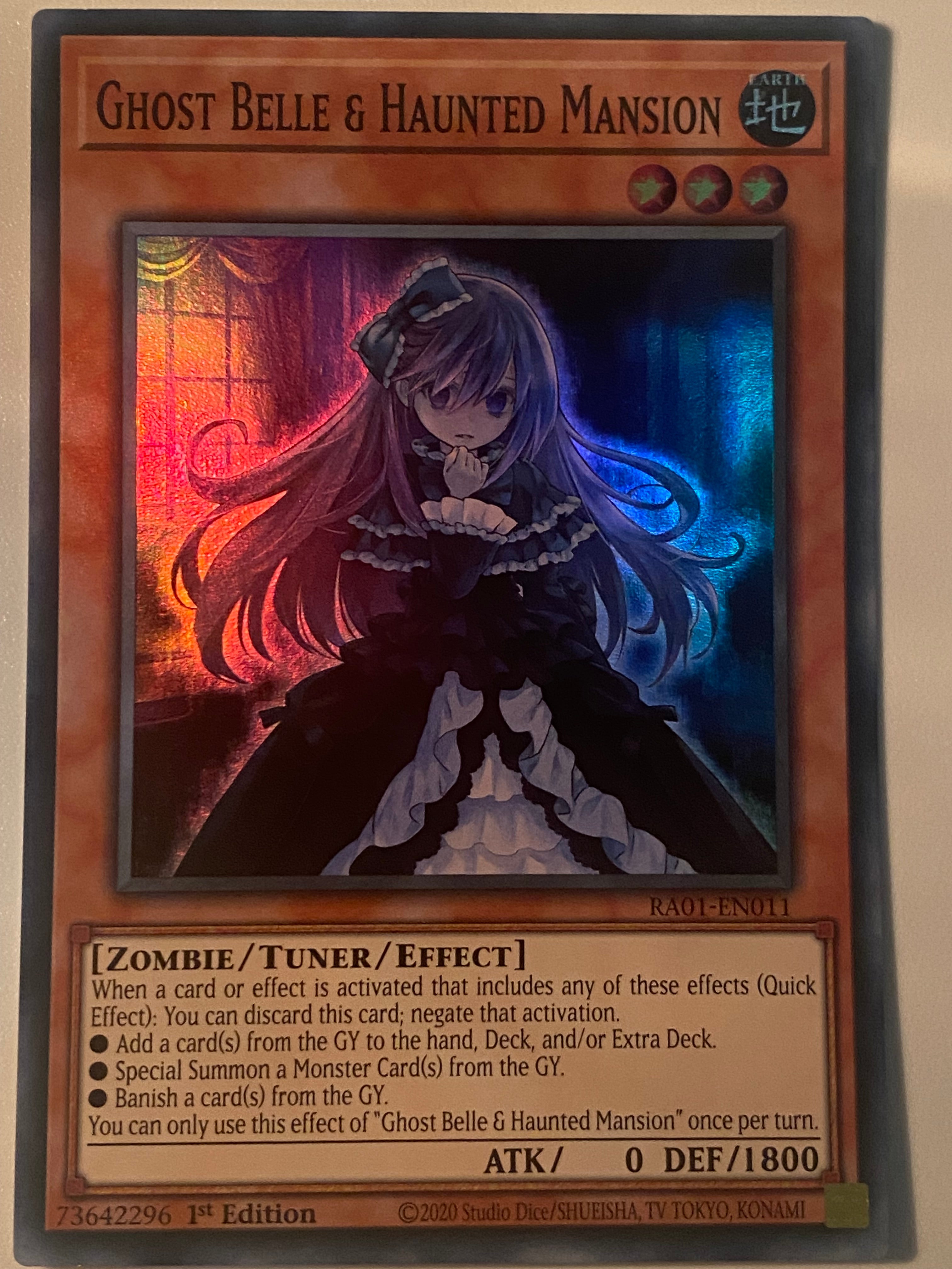 RA01-EN011 - Ghost Belle & Haunted Mansion - Ultimate Rare - Effect Tu RA01-EN011 - Ghost Belle & Haunted Mansion - Ultimate Rare - Effect Tu