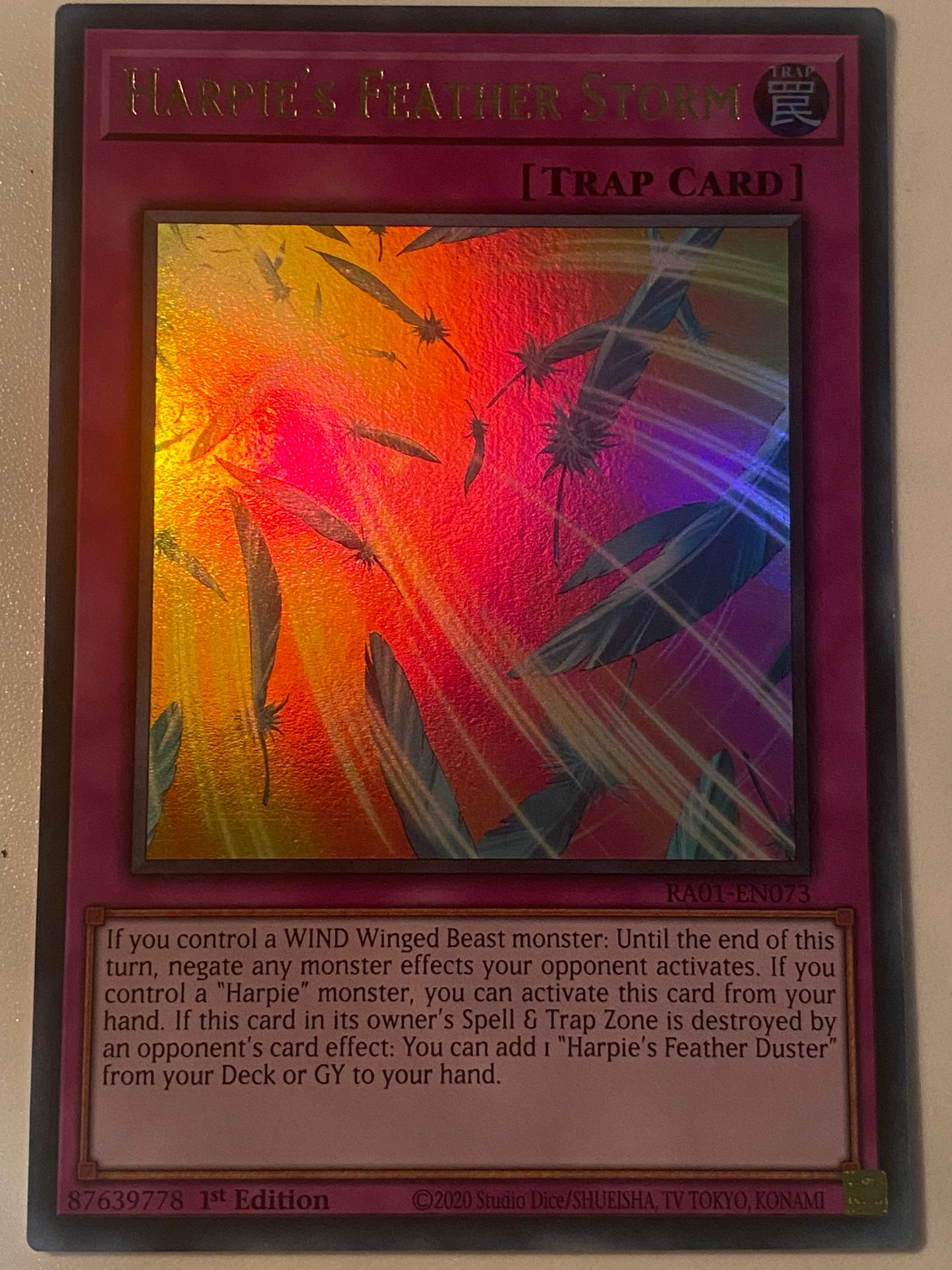 Harpie’s Feather Storm RA01-EN073