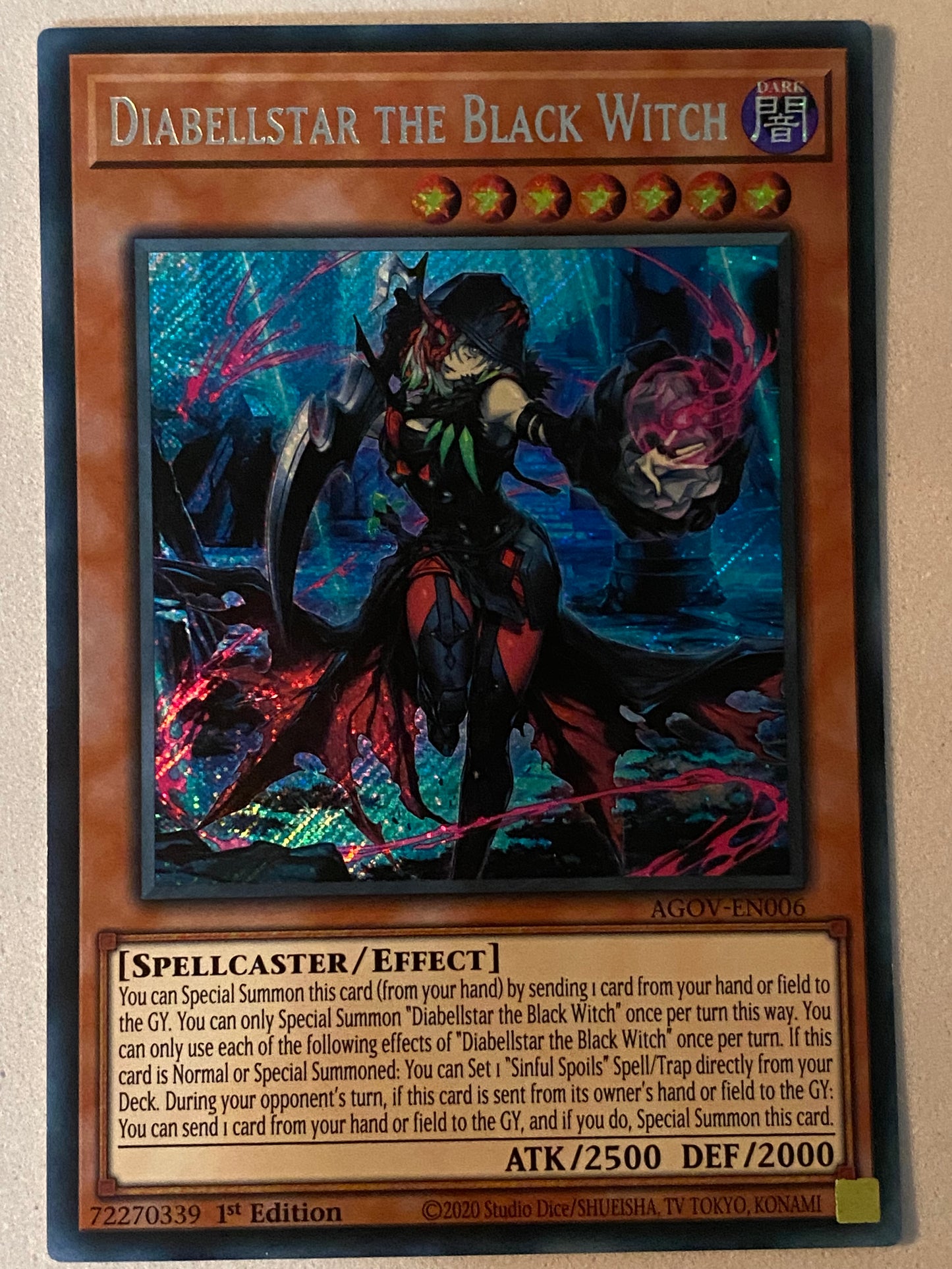 Diabellstar The Black Witch AGOV-EN006
