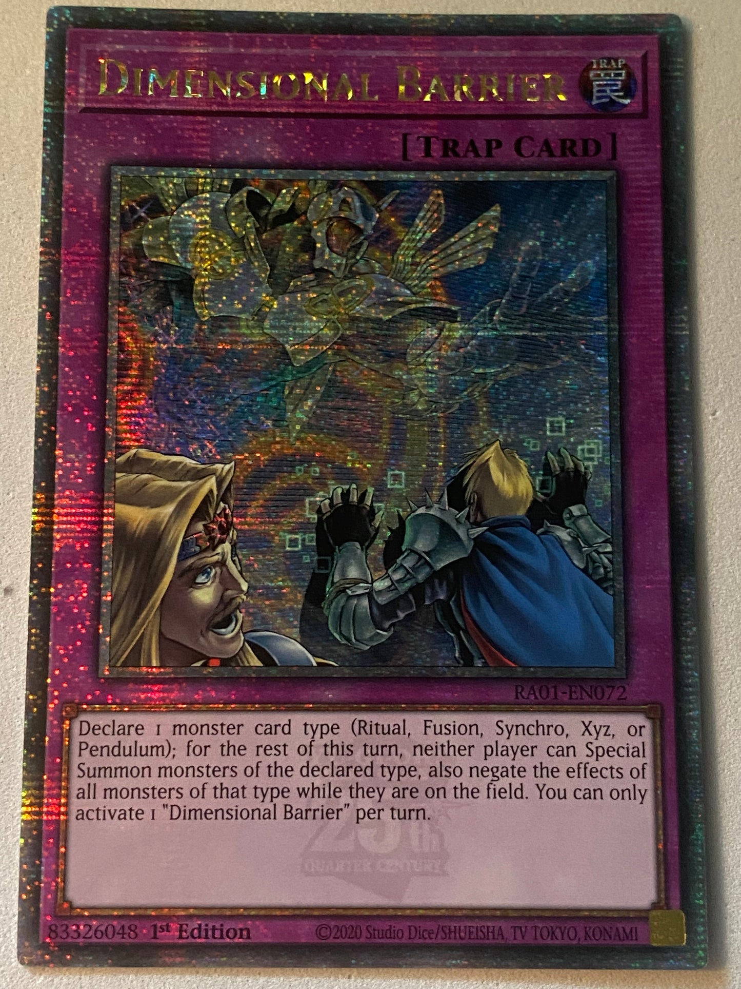 Dimensional Barrier RA01-EN072