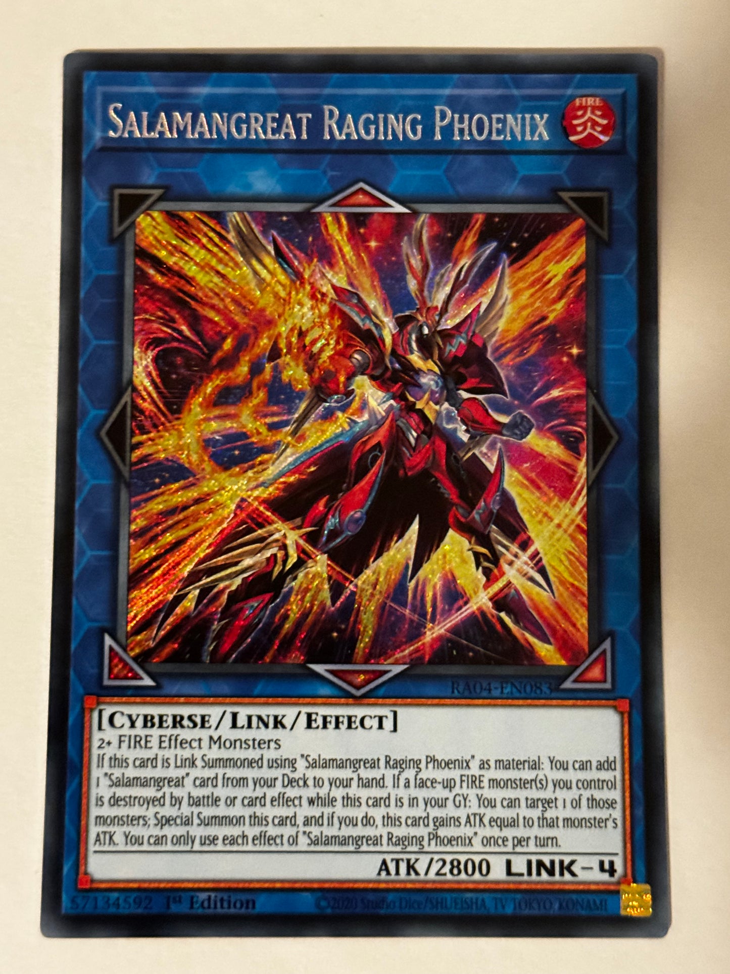 Salamangreat Raging Phoenix RA04-EN083