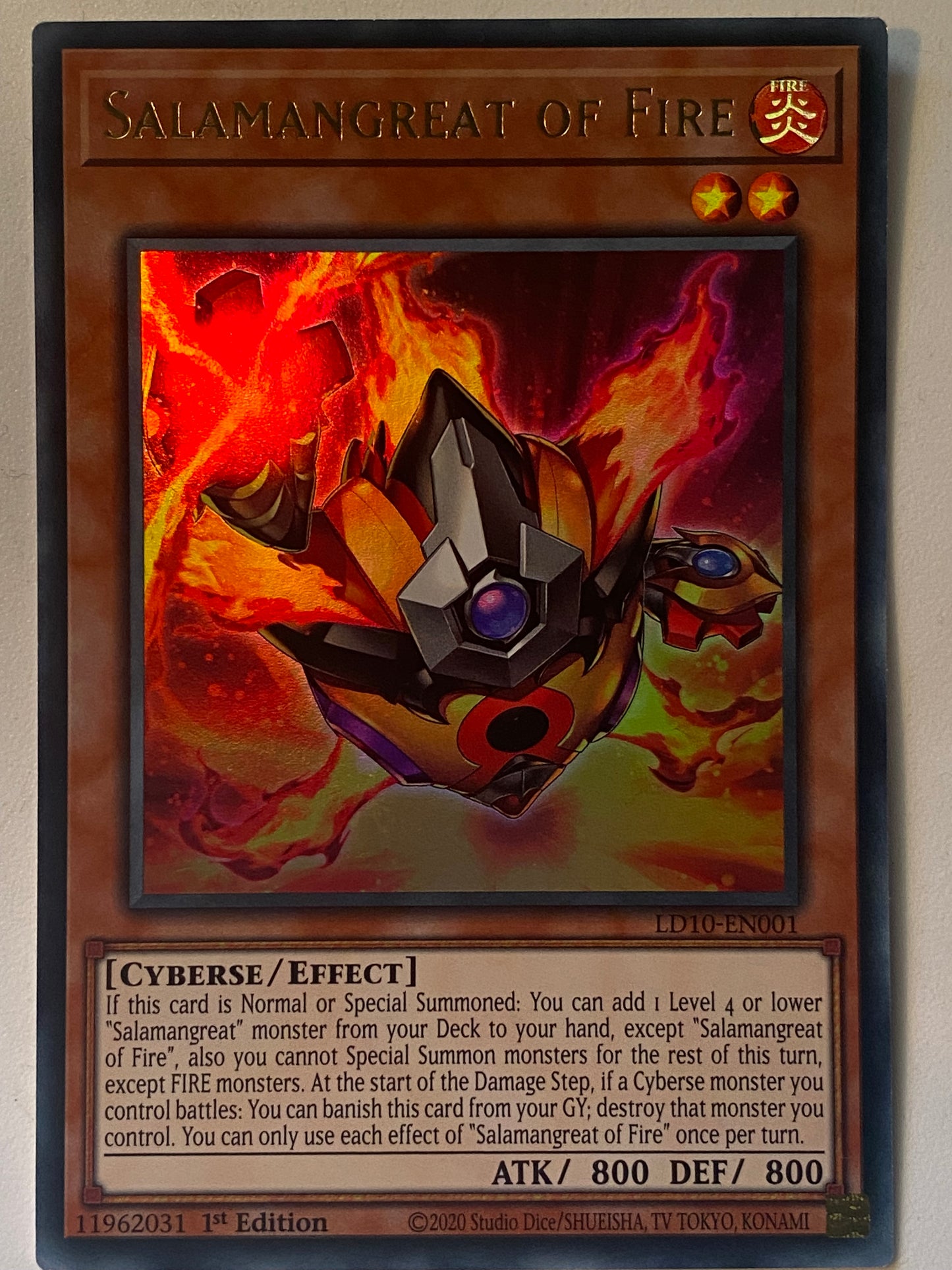 Salamangreat Of Fire LD10-EN001