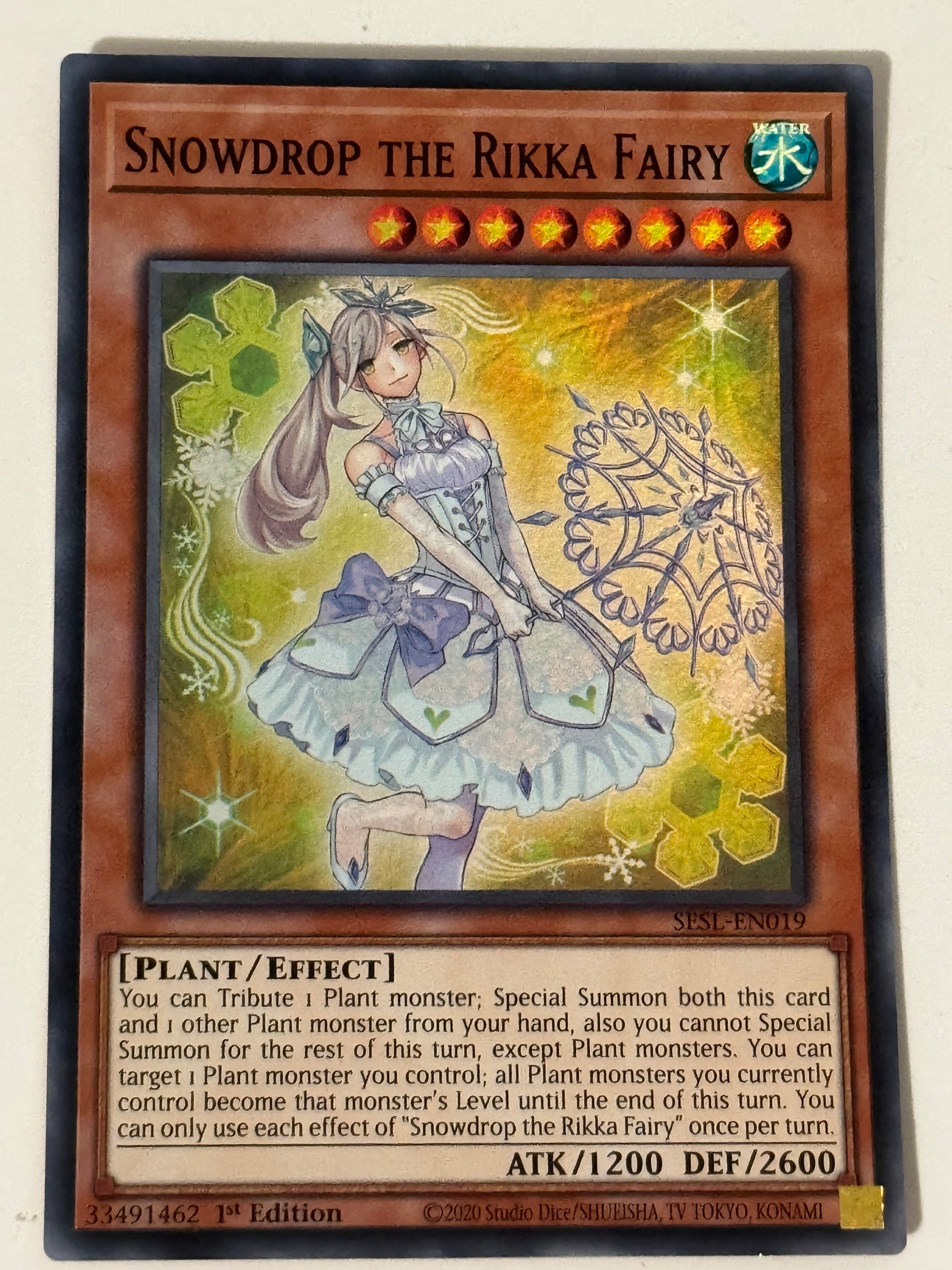 Yu-Gi-Oh! Card - Erica The Rikka Fairy (SESL-EN018) - Super Rare - 1st Edition