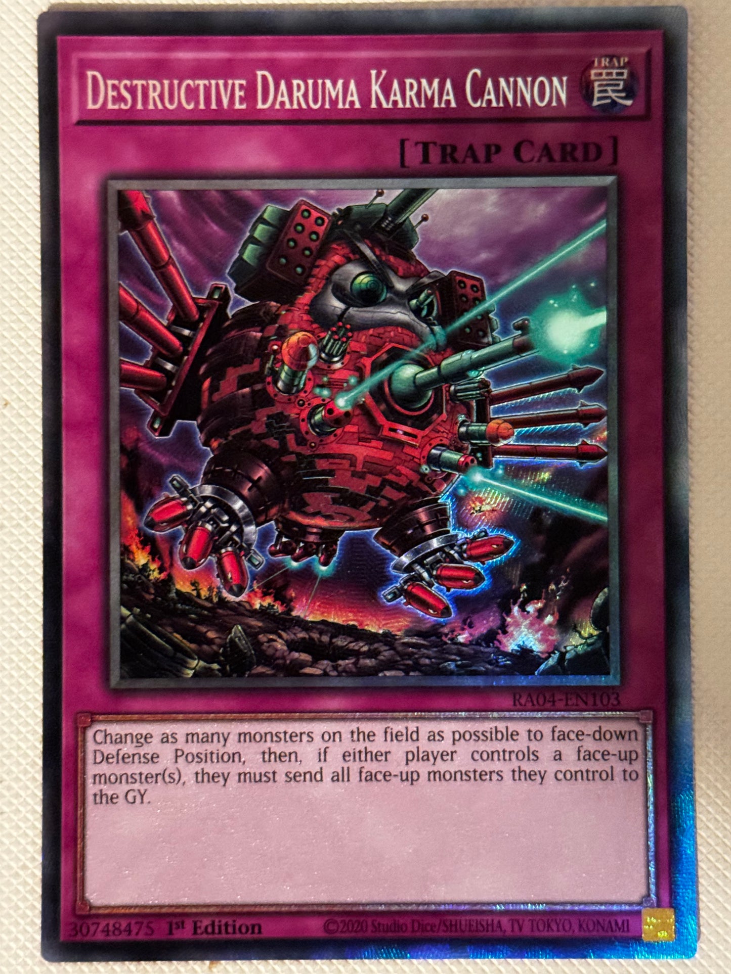 Destructive Daruma Karma Cannon RA04-EN103