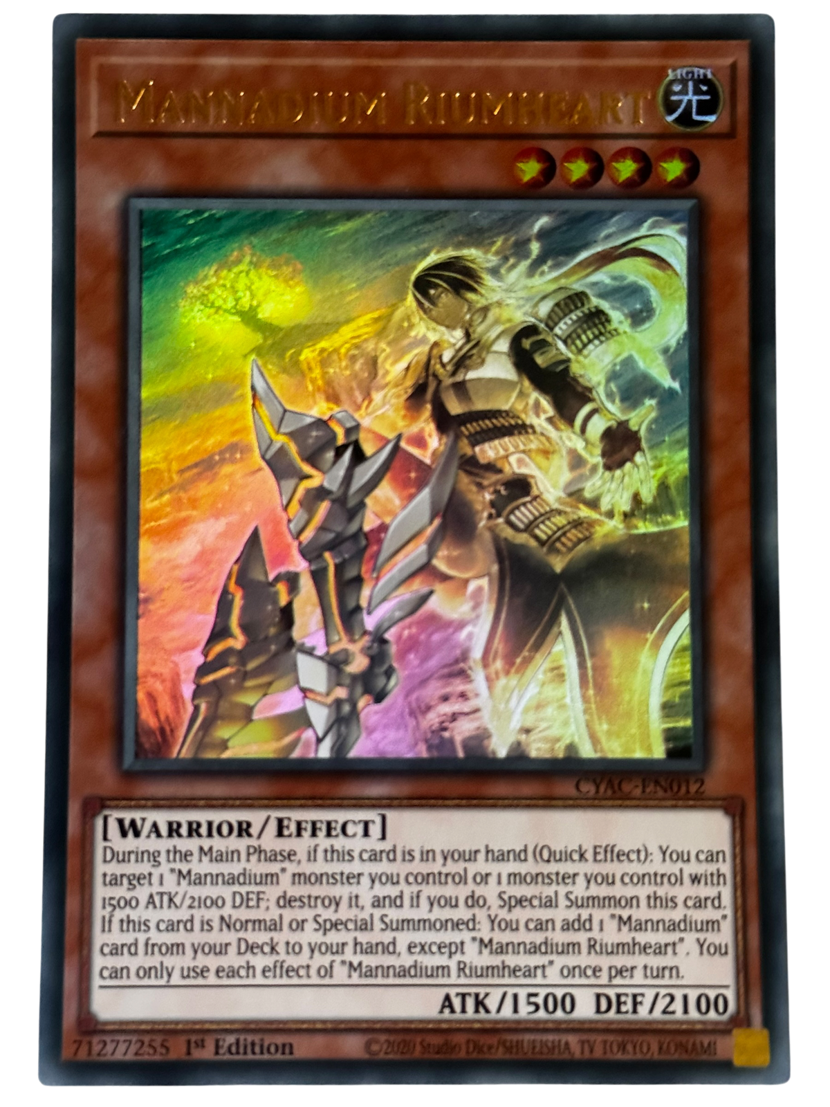 Mannadium Riumheart CYAC-EN012
