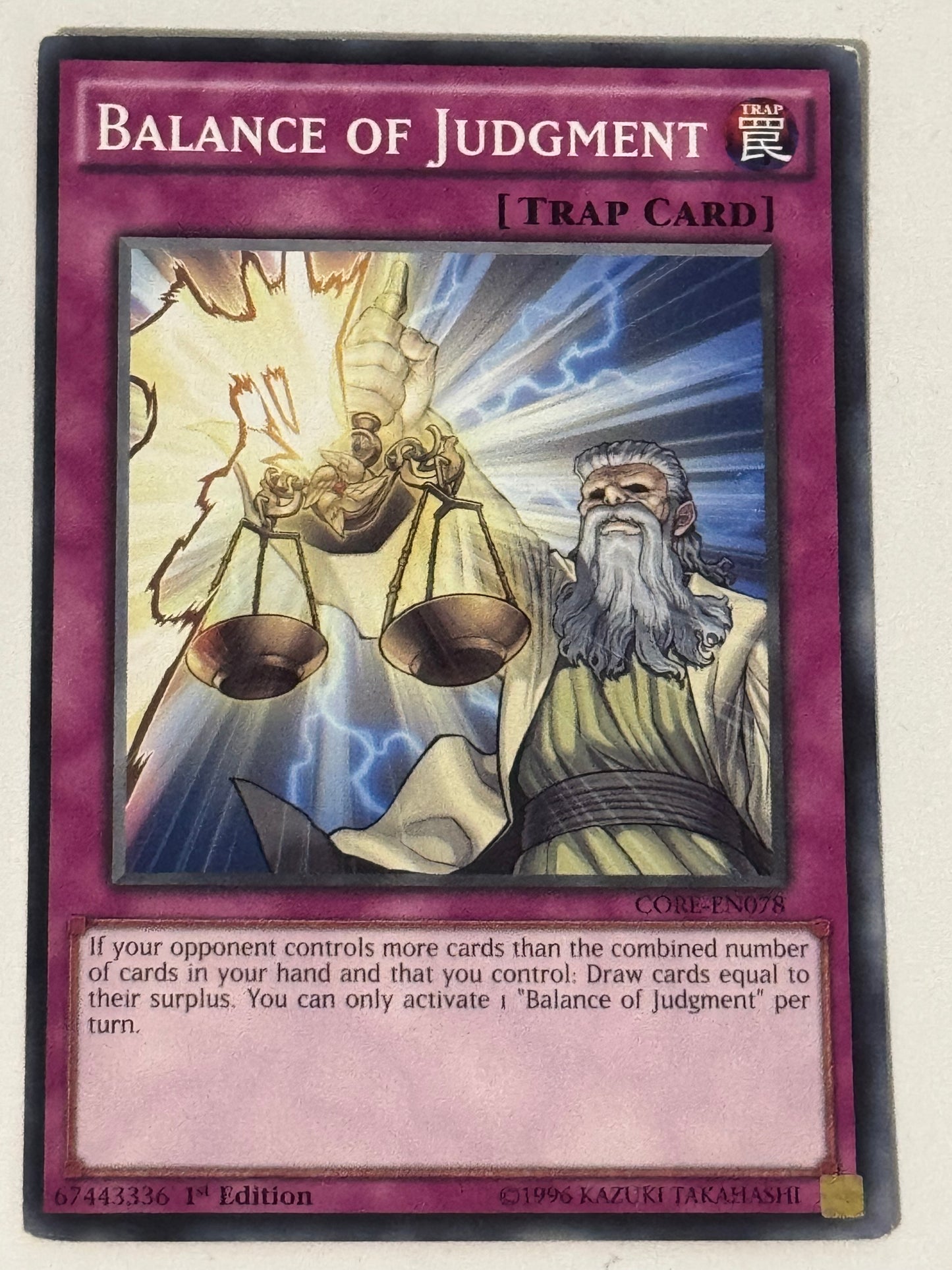 Balance Of Judgment CORE-EN078