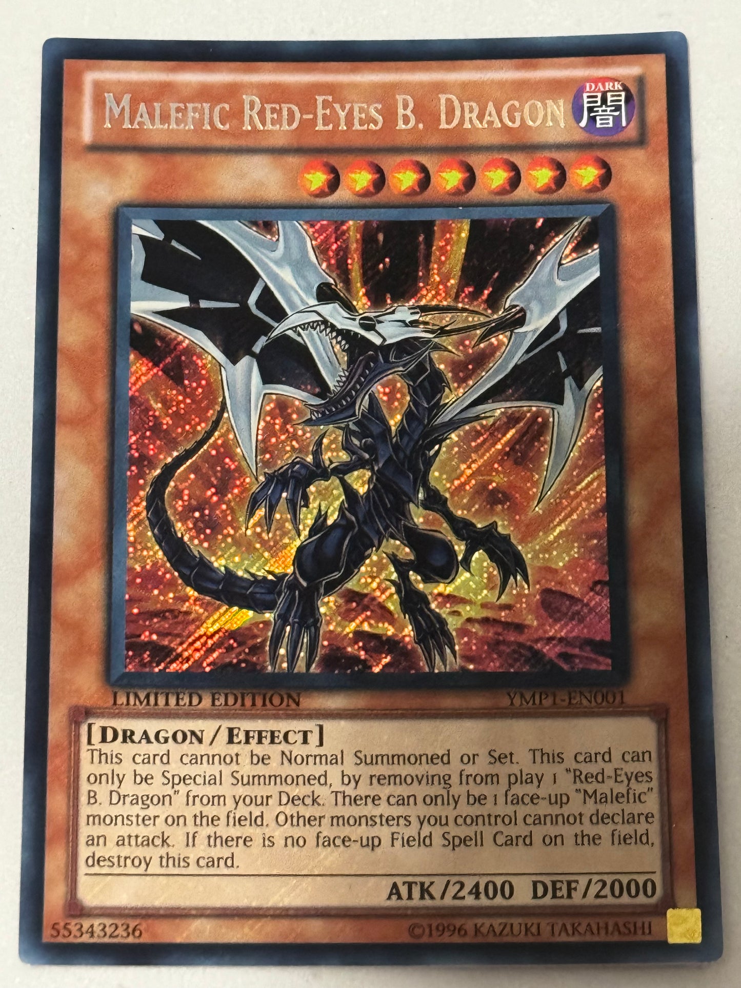 Malefic Red-Eyes B. Dragon YMP1-EN001
