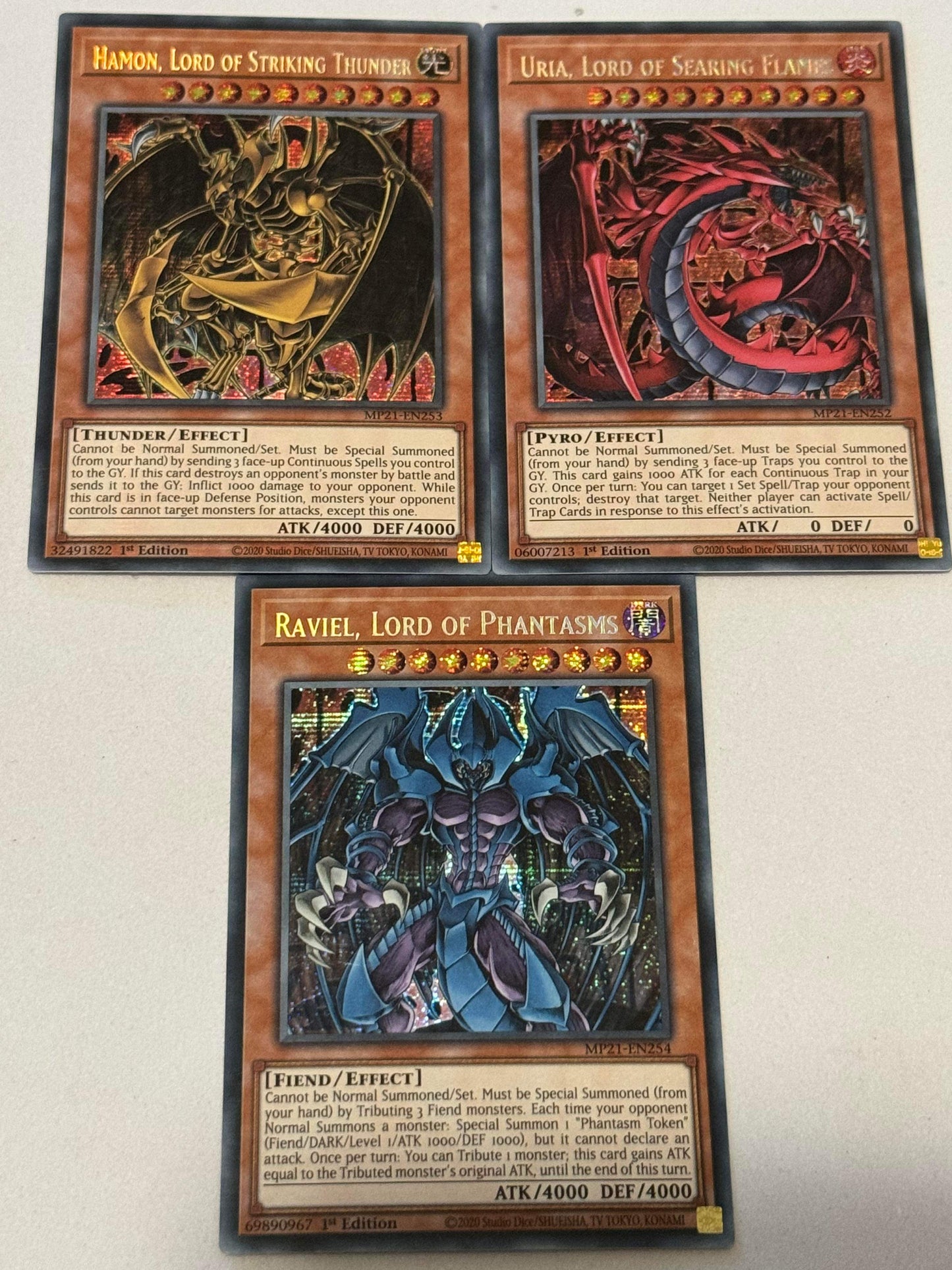 GX Gods Raviel, Uria, Hamon MP21