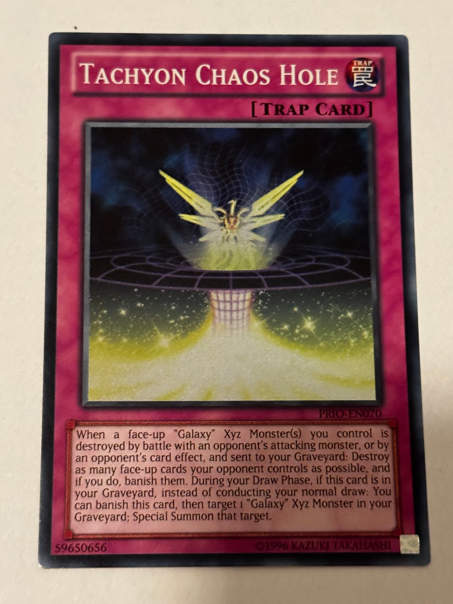 Tachyon Chaos Hole PRIO-EN070