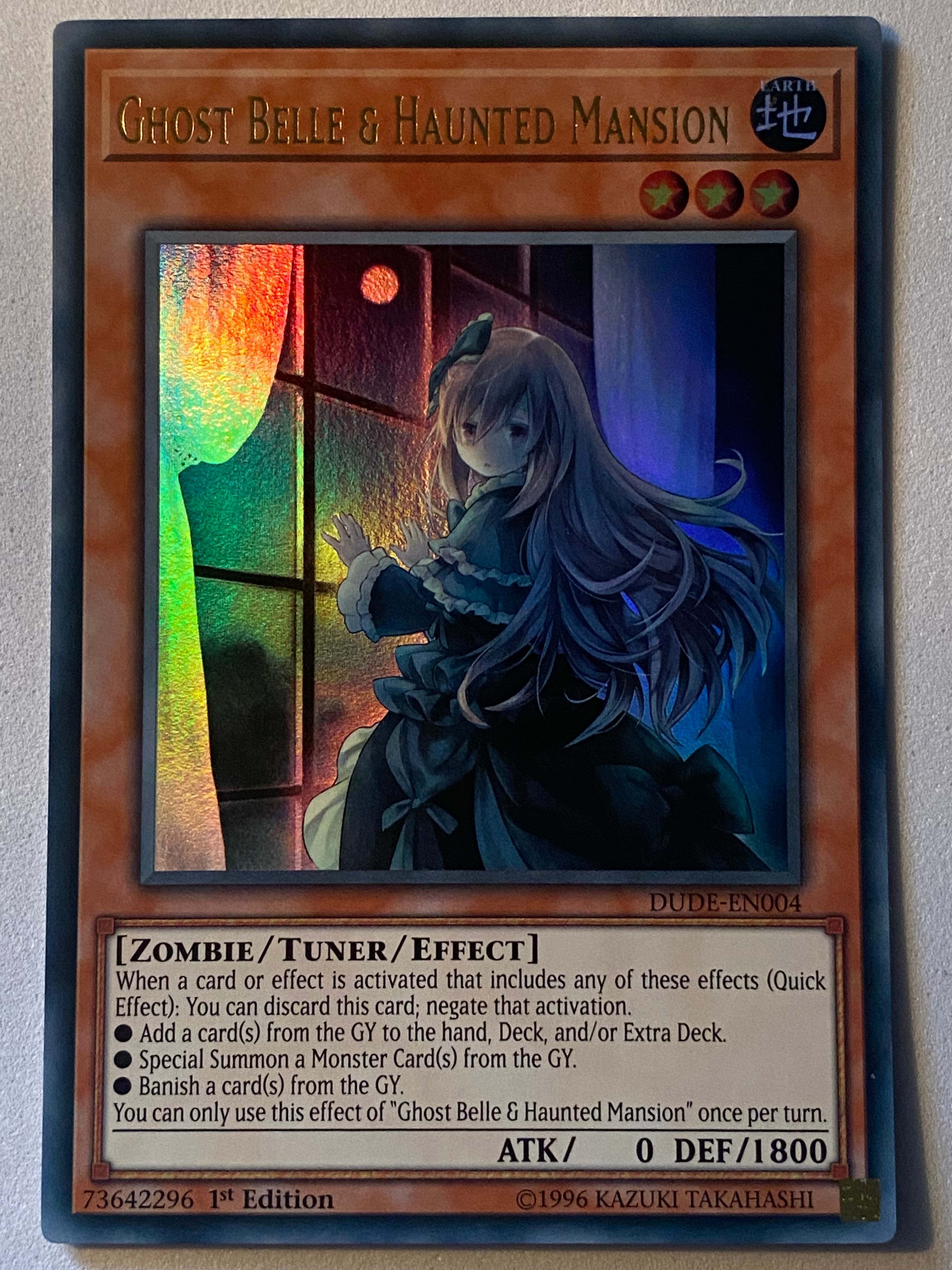 Yu-Gi-Oh! Ghost Belle & Haunted Mansion Alternate Art – DUDE-EN004 Ultra Rare 1st Edition