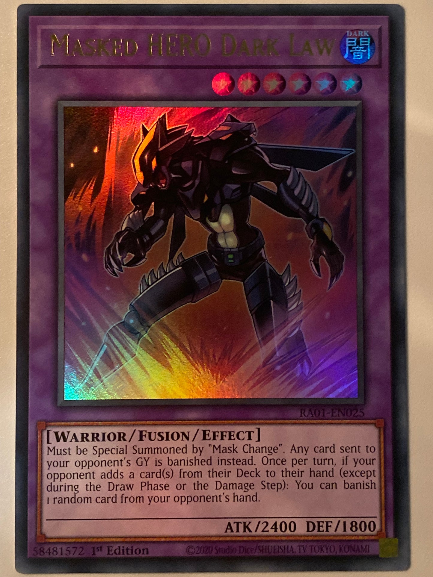 Masked HERO Dark Law RA01-EN025