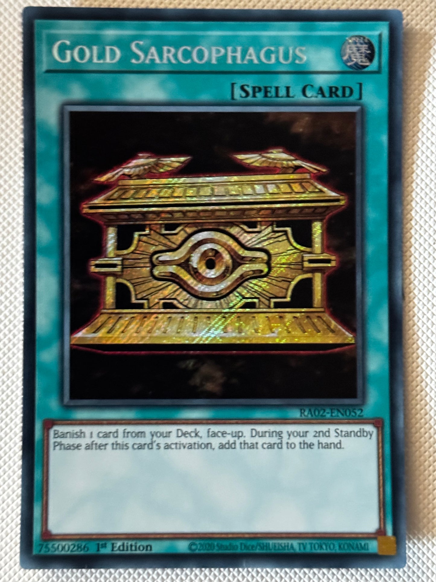 Gold Sarcophagus RA02-EN052