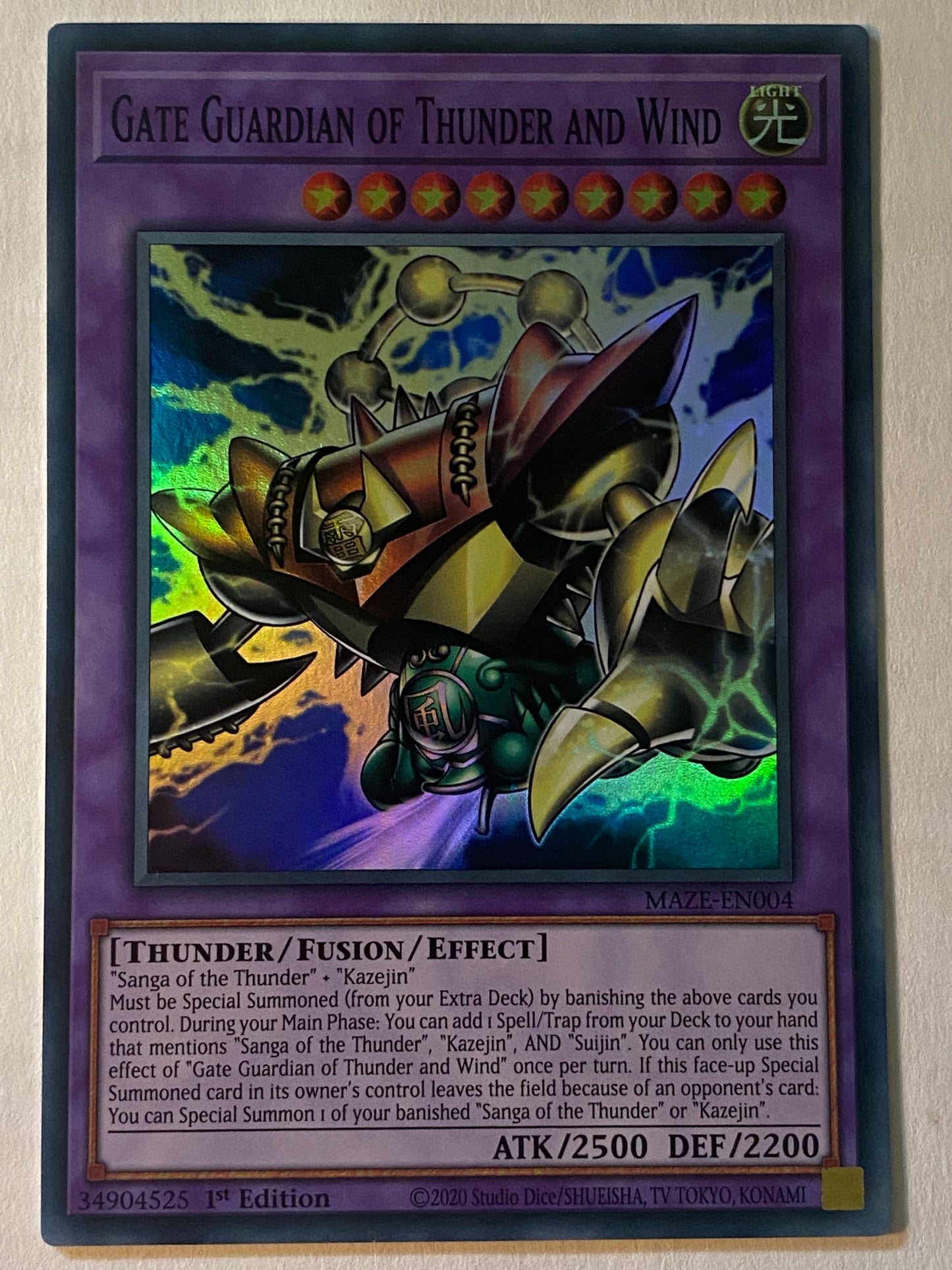 Gate Guardian Of Thunder And Wind MAZE-EN004