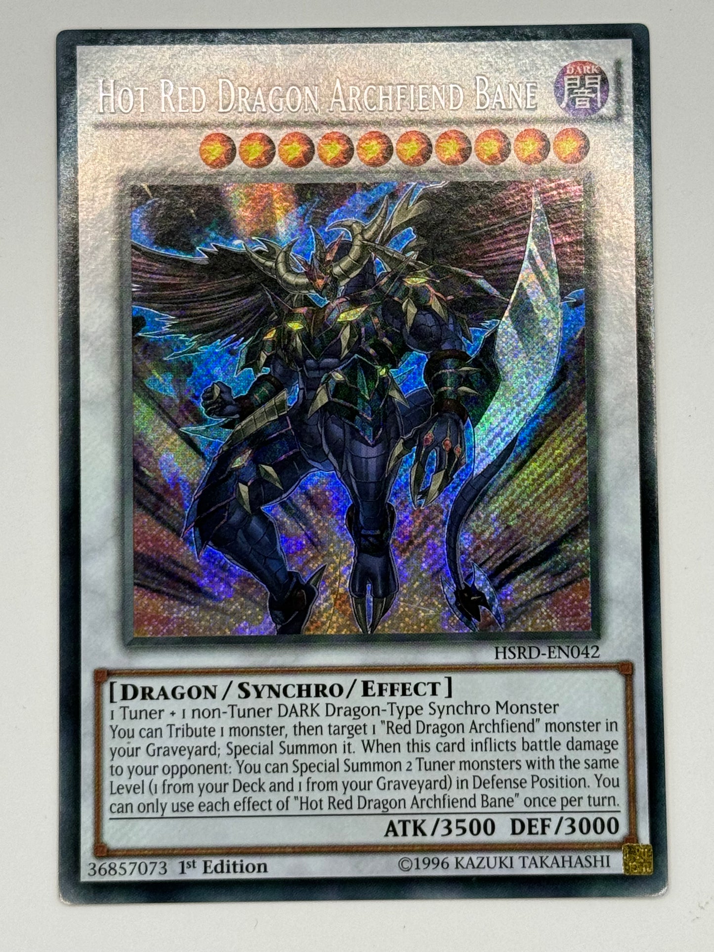 Hot Red Dragon Archfiend Bane HSRD-EN042