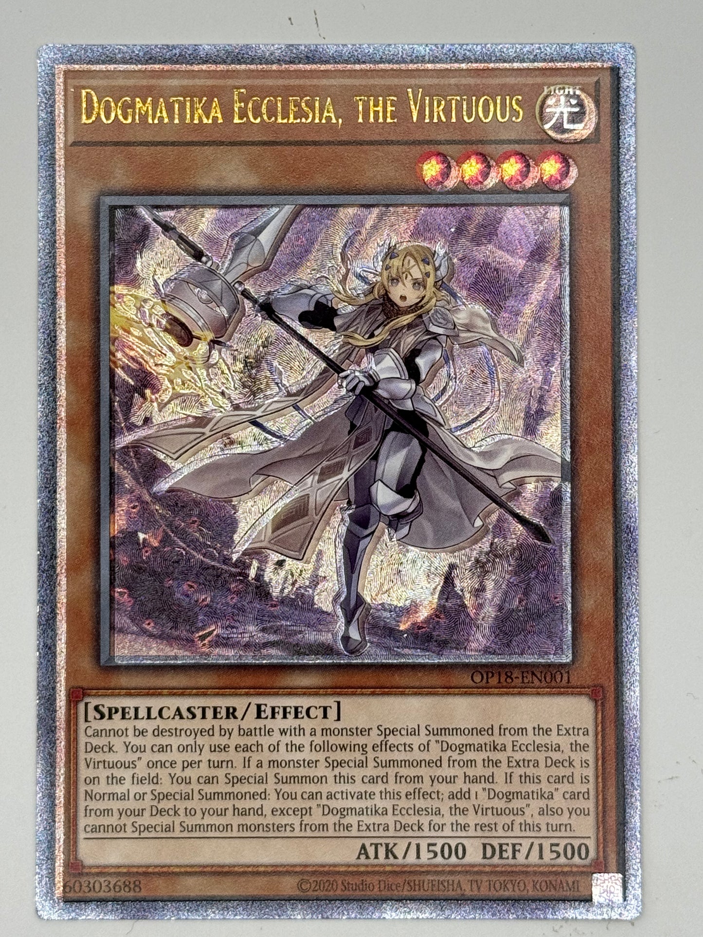 Dogmatika Ecclesia, The Virtuous OP18-EN001 Misprint