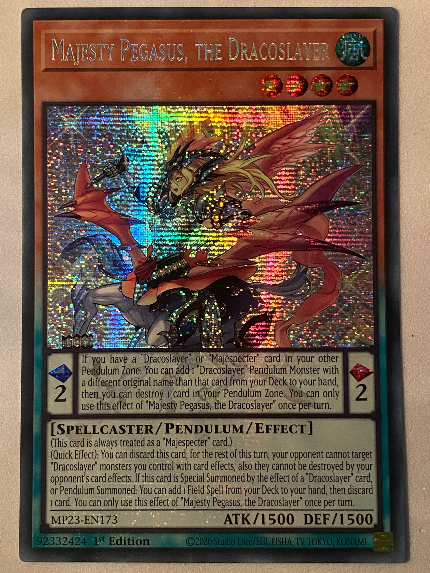 Majesty Pegasus, The Dracoslayer MP23-EN173
