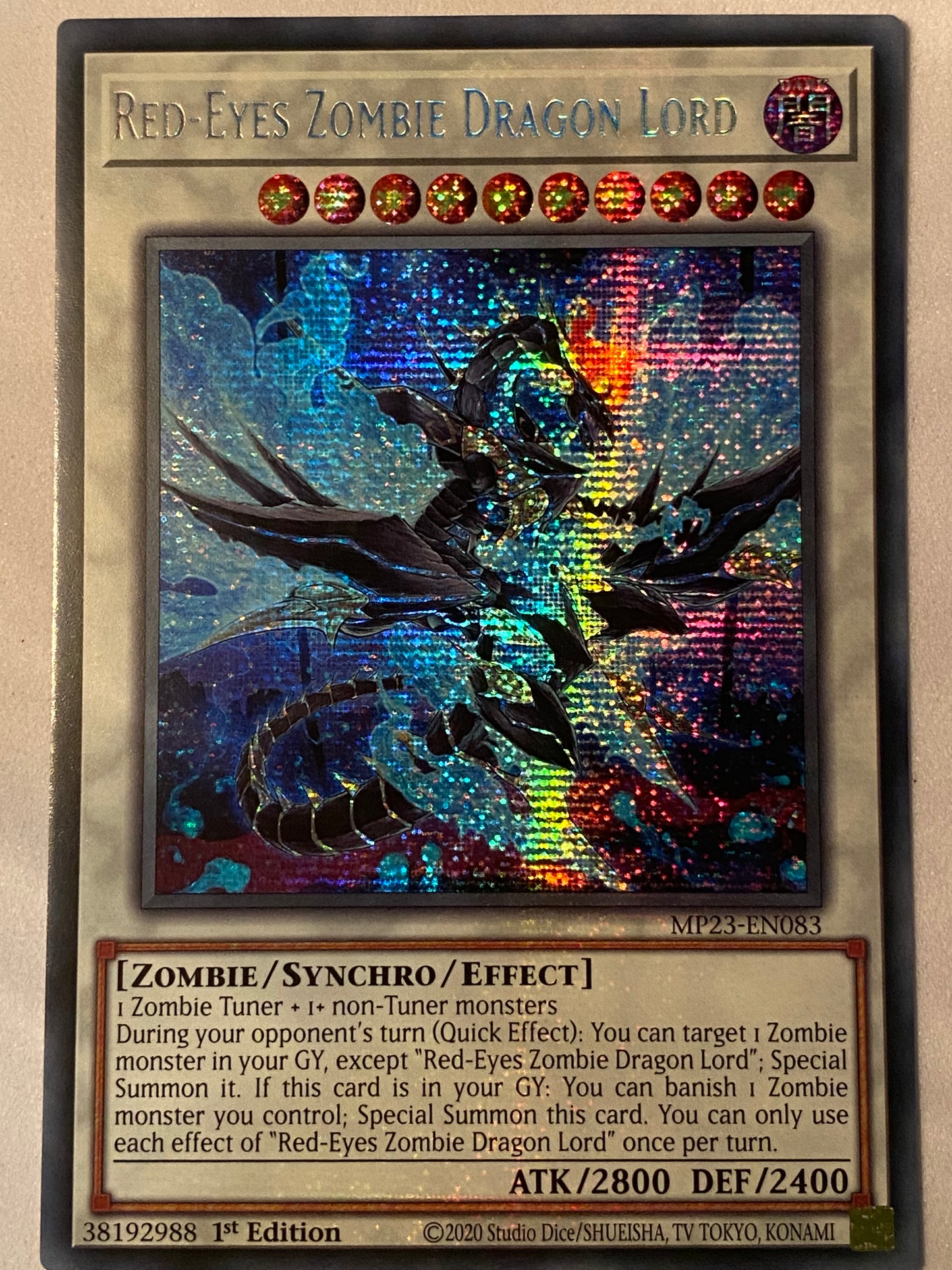 Red-Eyes Zombie Dragon Lord MP23-EN083