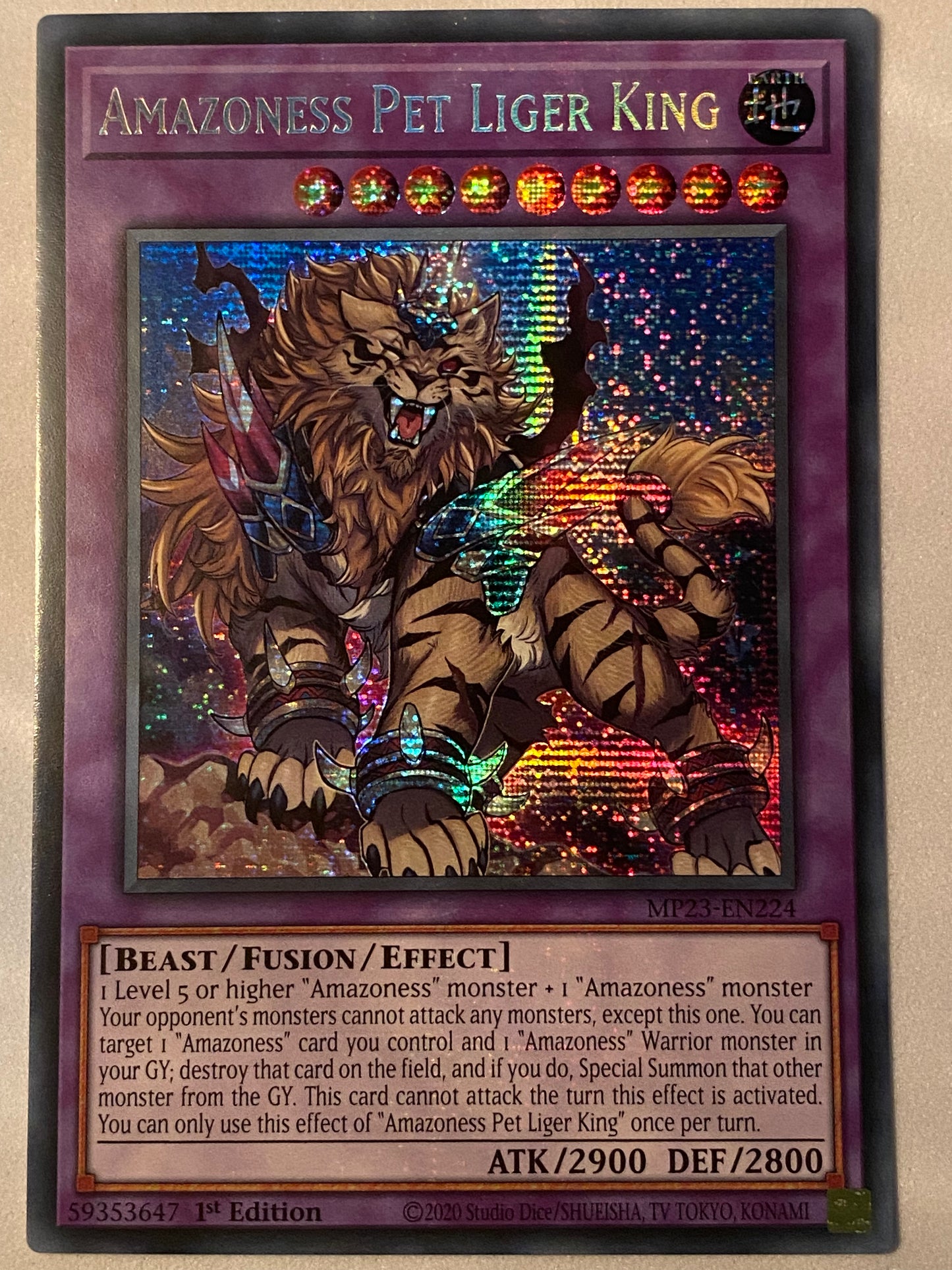 Amazoness Pet Liger King MP23-EN224