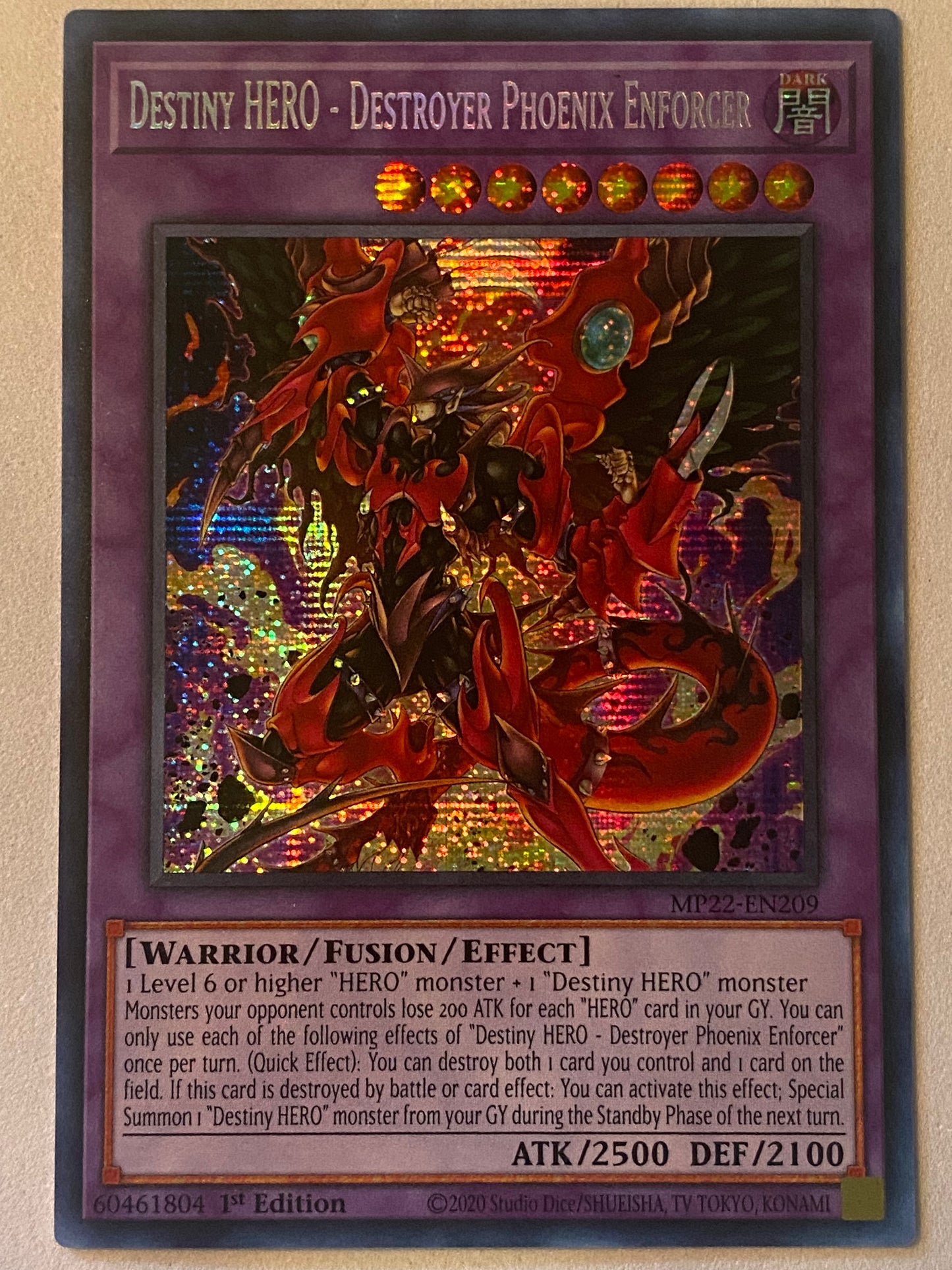 Destiny HERO - Destroyer Phoenix Enforcer MP22-EN209