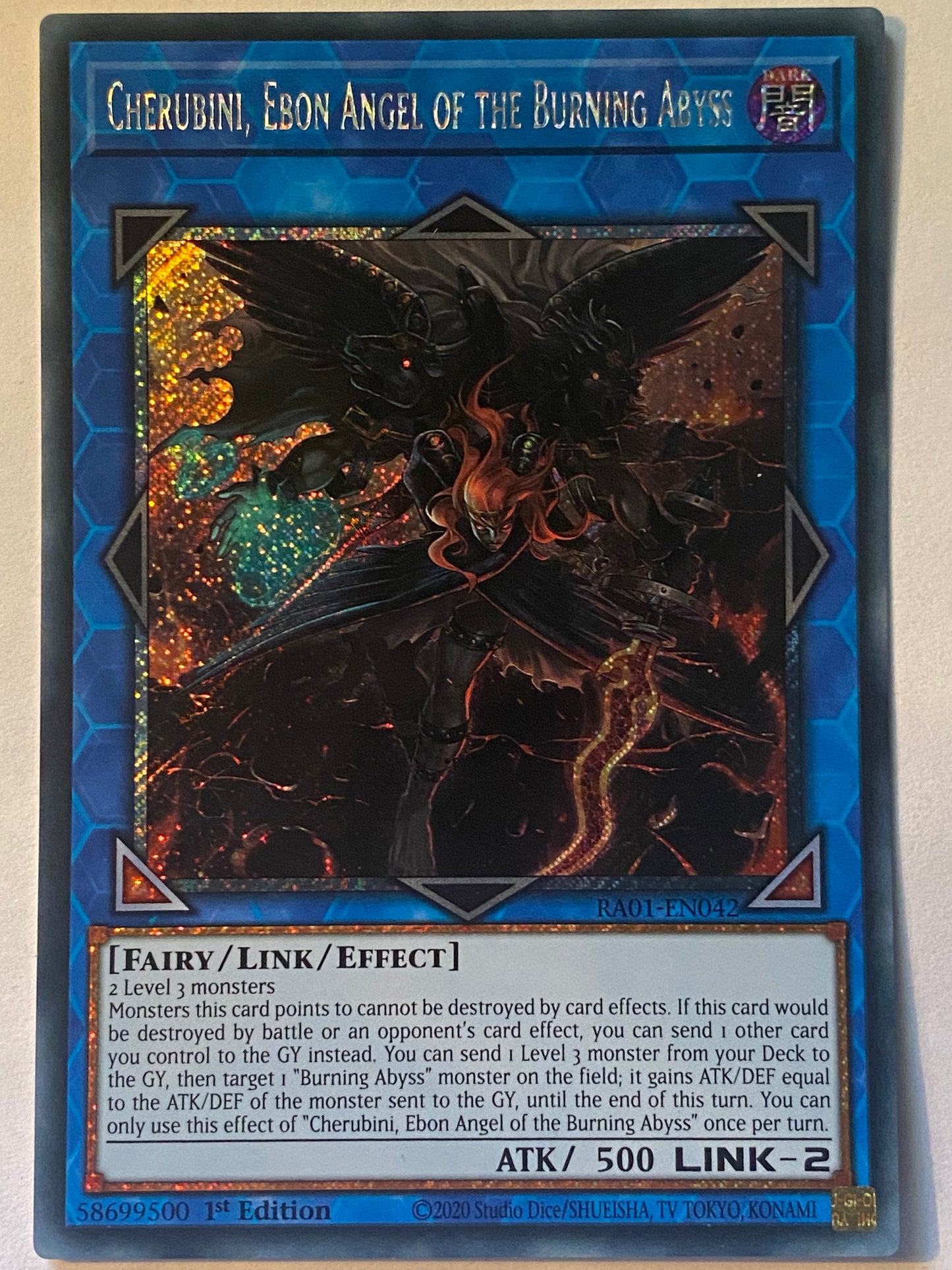 Cherubini, Ebon Angel Of The Burning Abyss RA01-EN042