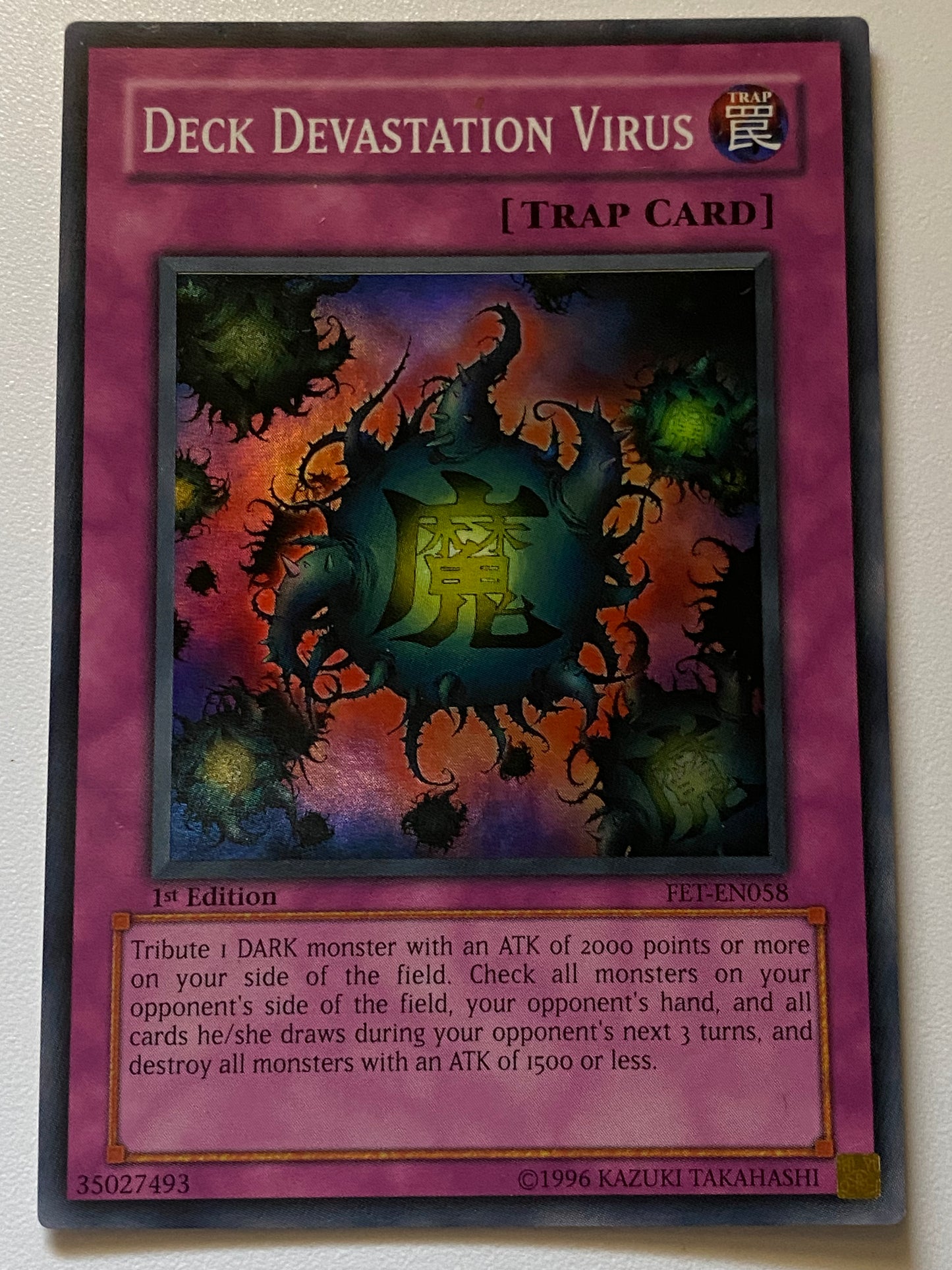 Deck Devastation Virus FET-EN058