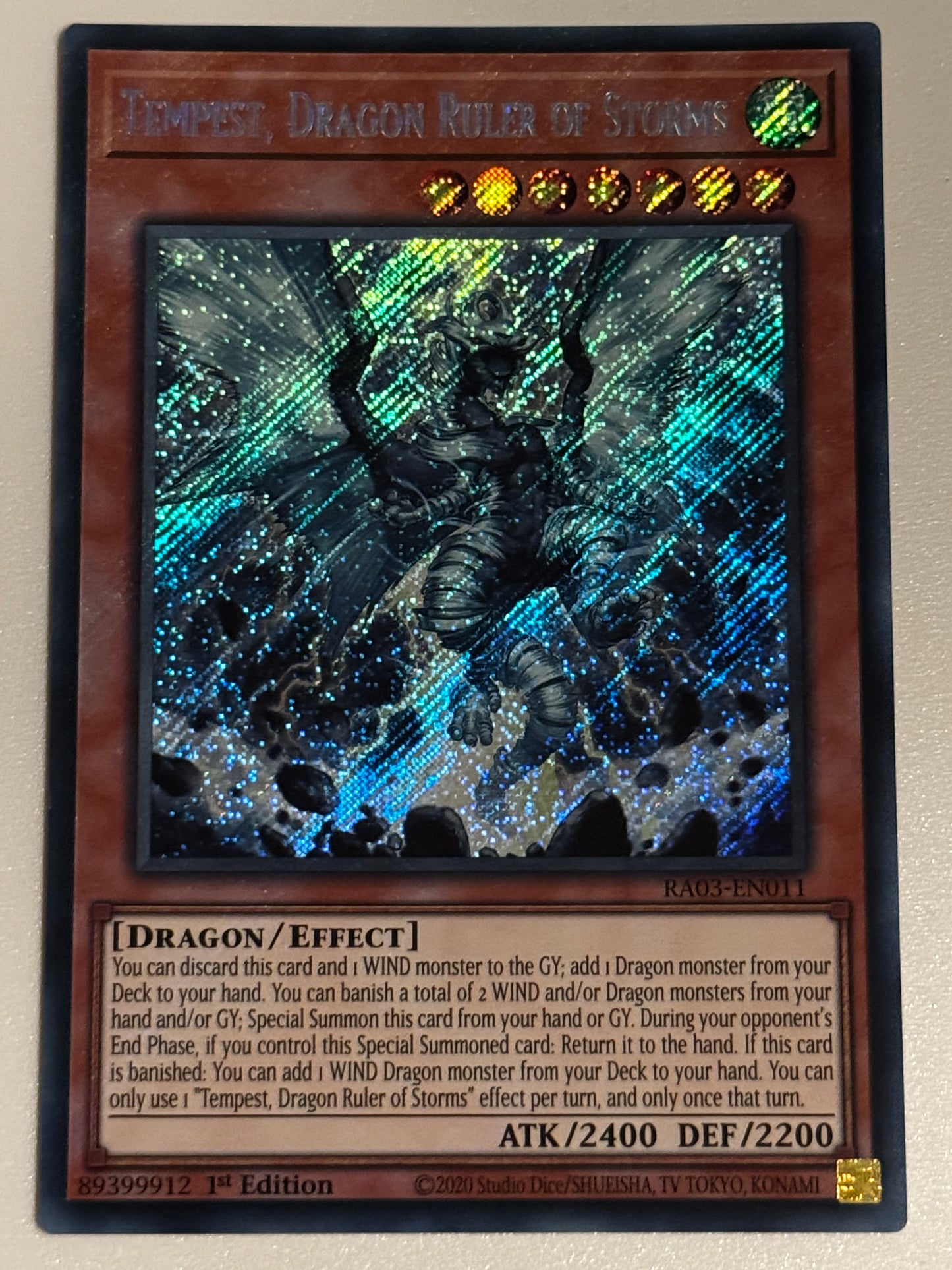 Tempest Dragon Ruler Of Storms RA03-EN011