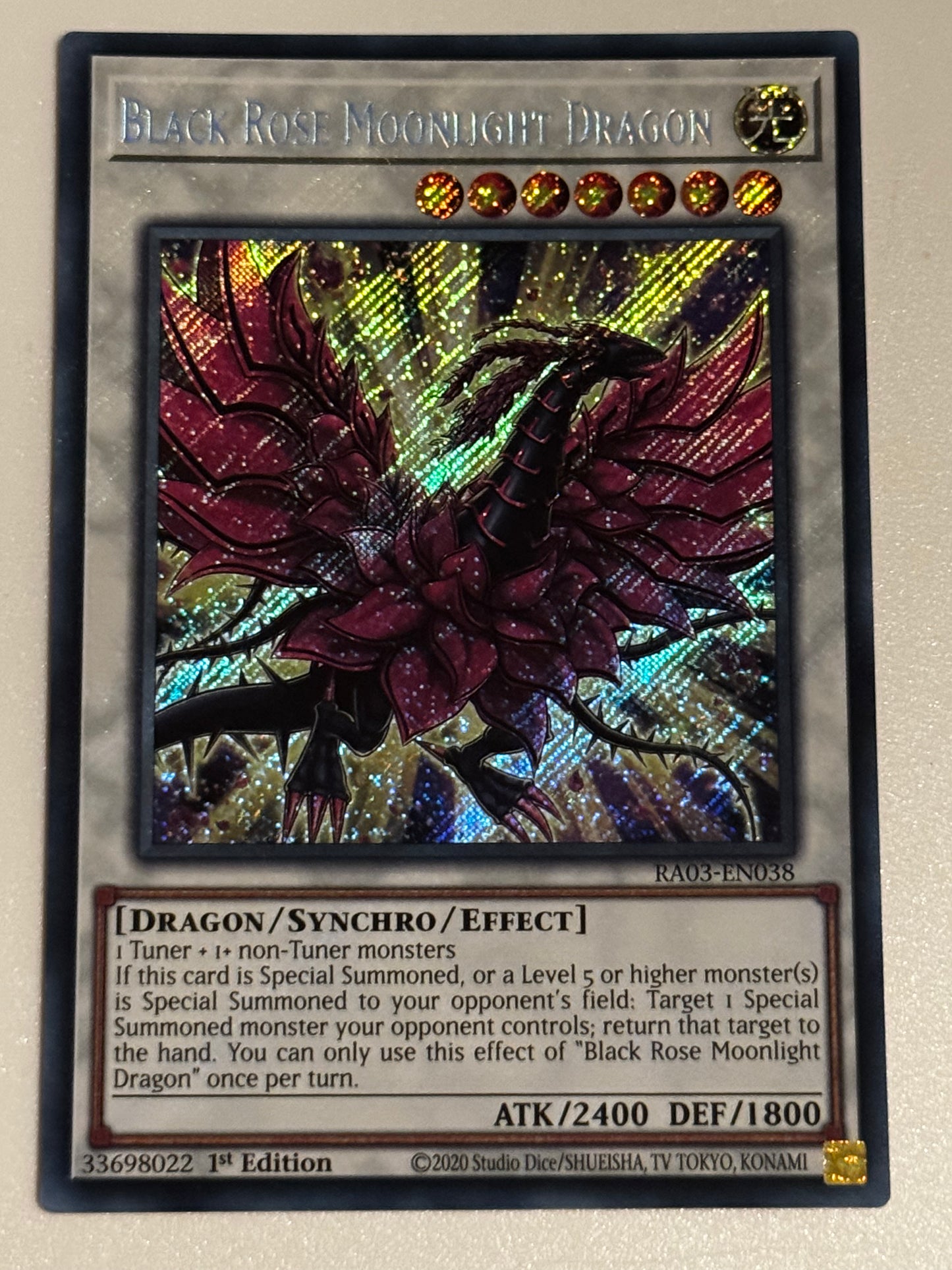 Black Rose Moonlight Dragon RA03-EN038