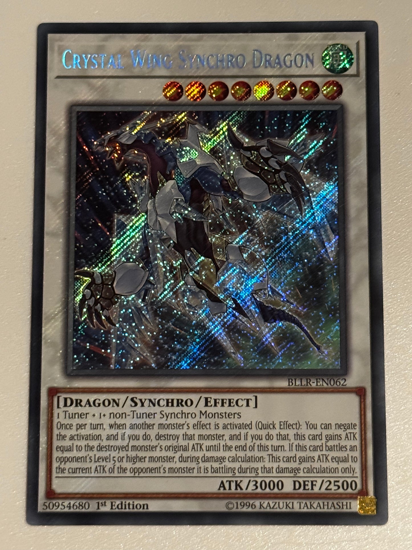 Crystal Wing Synchro Dragon BLLR-EN062