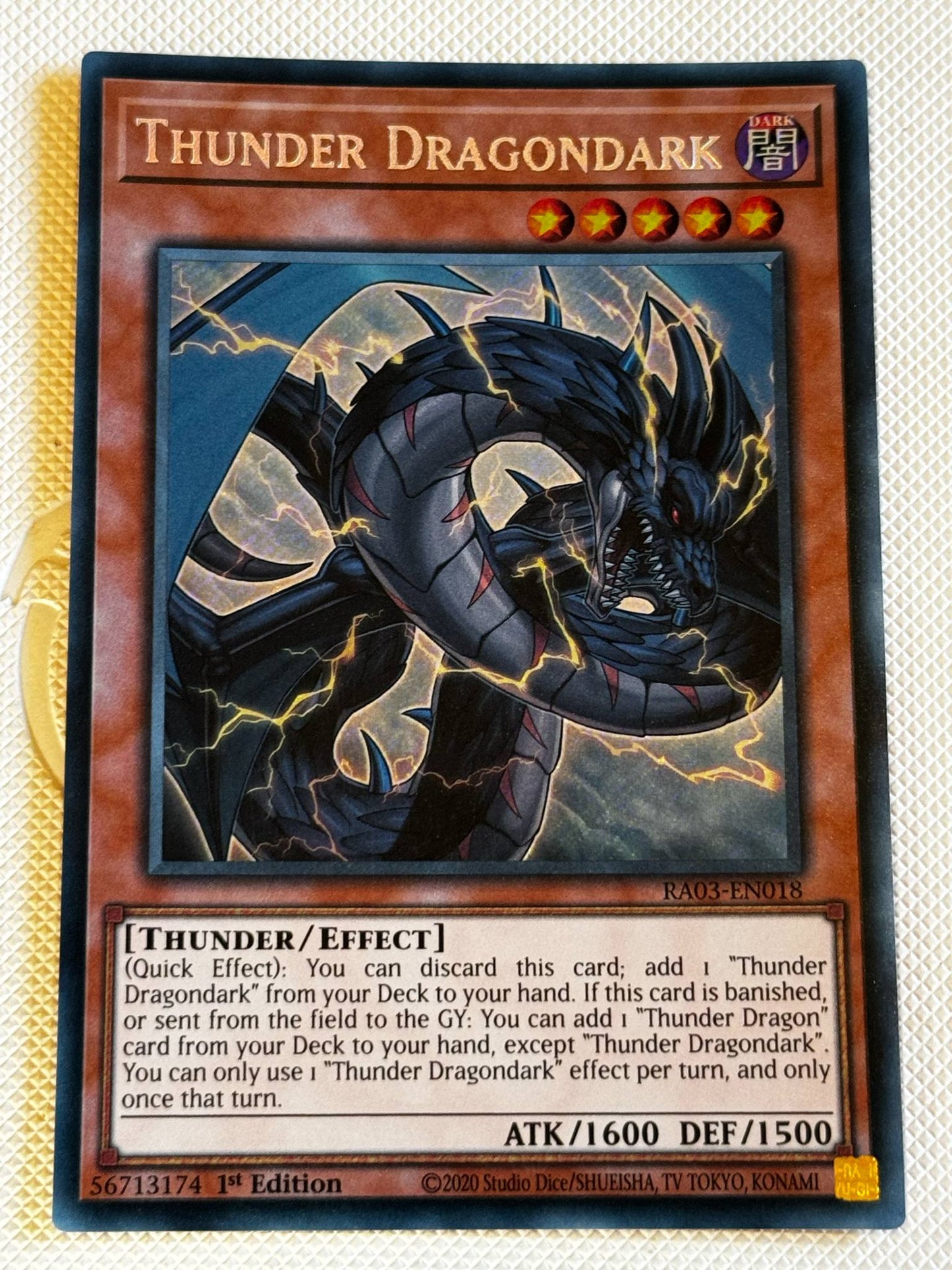 Thunder Dragondark RA03-EN018