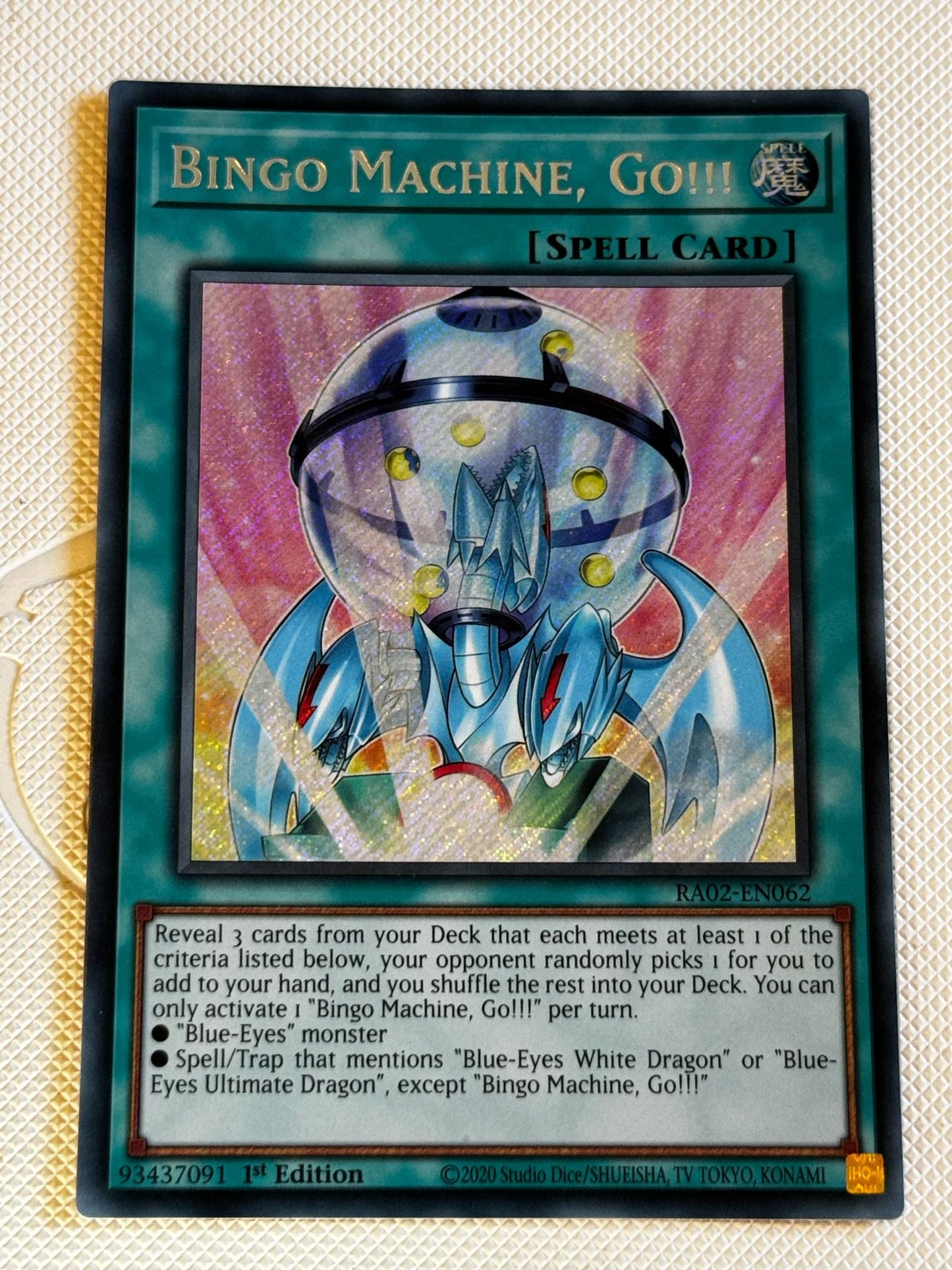 Bingo Machine, Go!!! RA02-EN062
