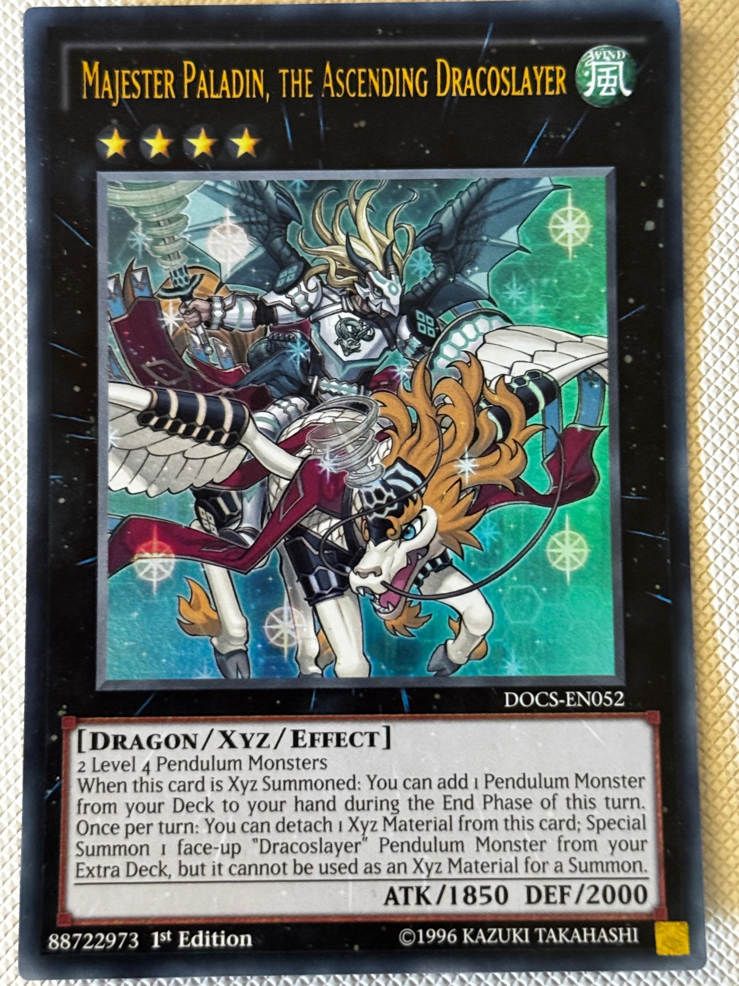Majester Paladin, The Ascending Dracoslayer DOCS-EN052