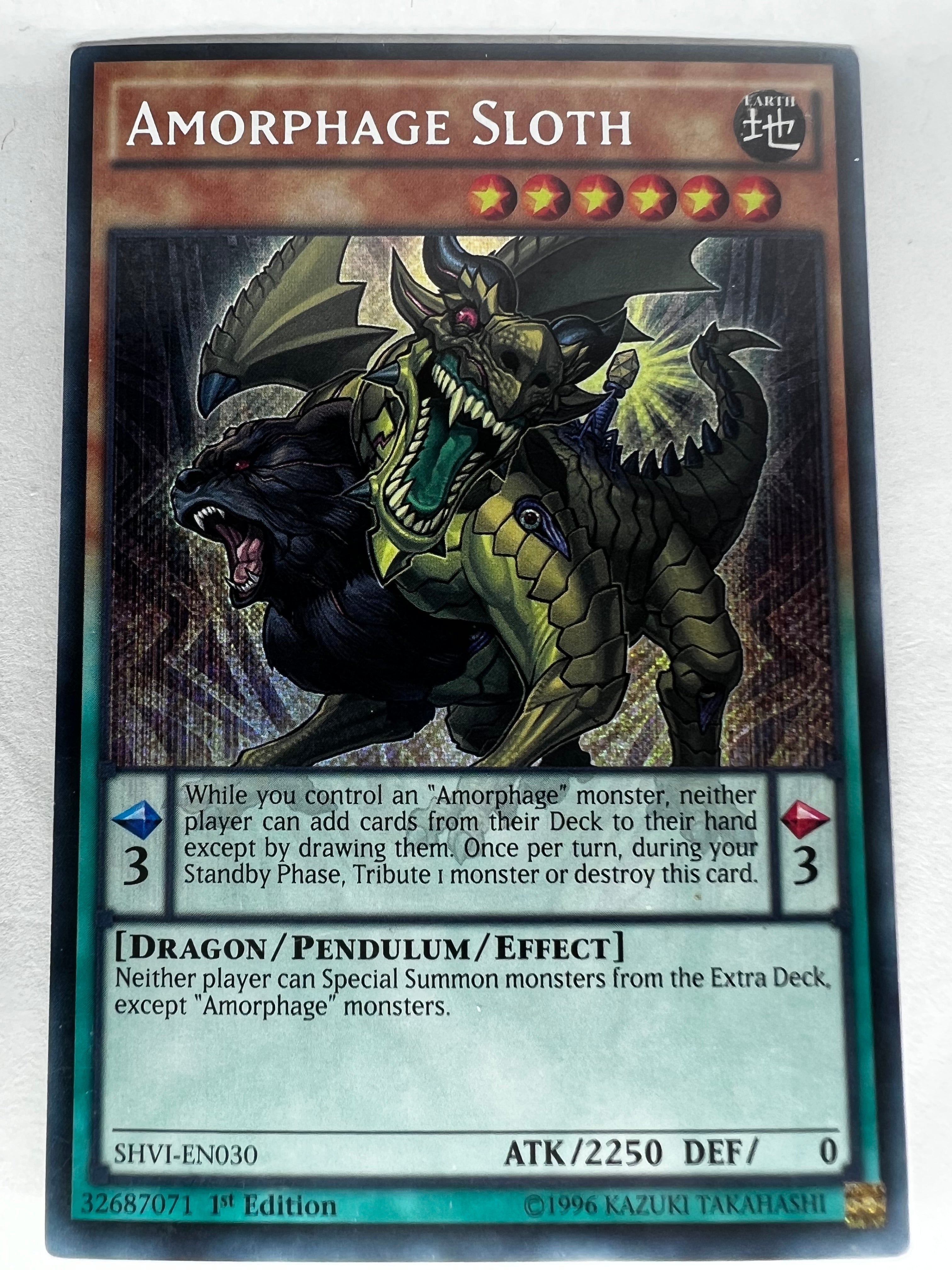 amorphage monsters Amorphage Sloth SHIVI-EN030 – Genesis TCG