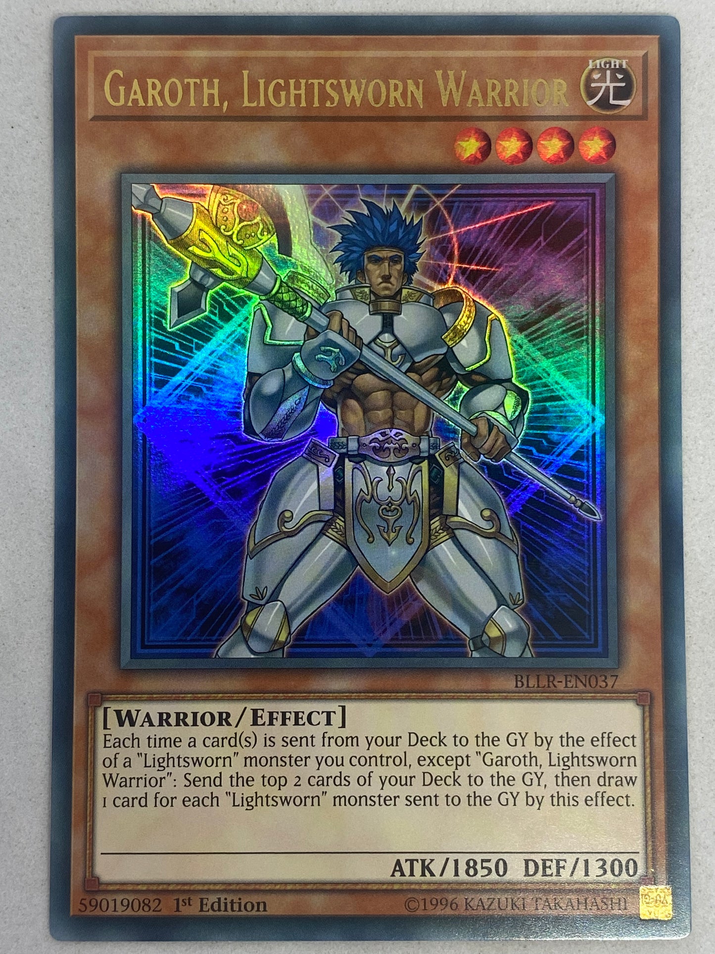 Garoth, Lightsworn Warrior BLRR-EN037