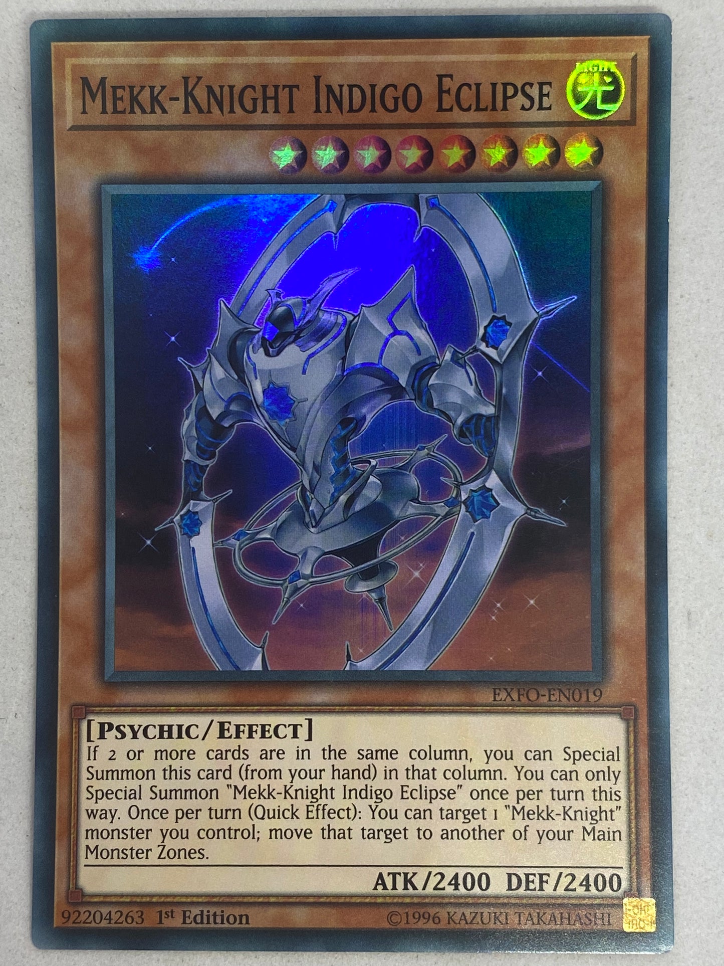 Mekk-Knight Indigo Eclipse EXFO-EN019